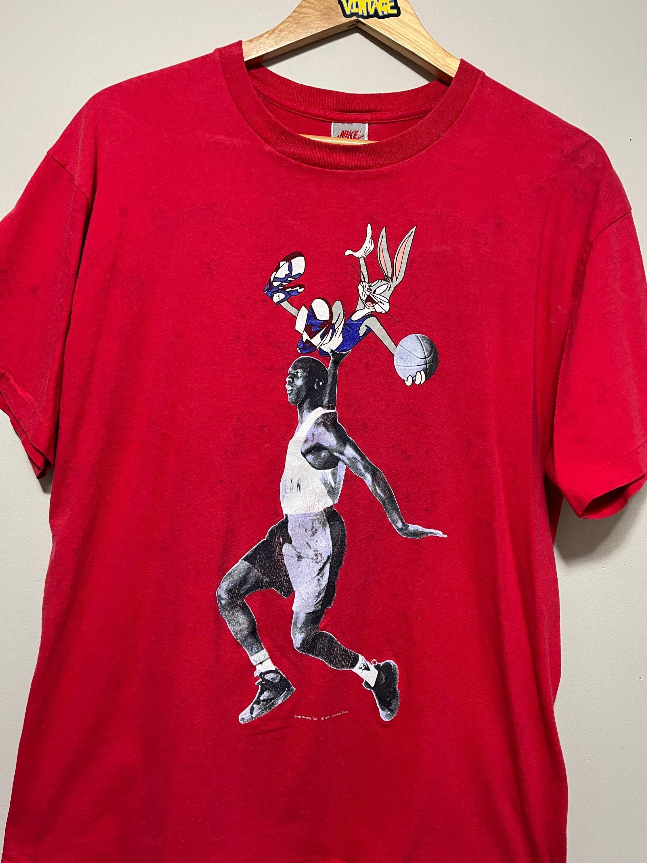 Nike Vintage Michael Jordan Air Jordan Hare Jordan Nike T-shirt Size US XL / EU 56 / 4 - 2 Thumbnail