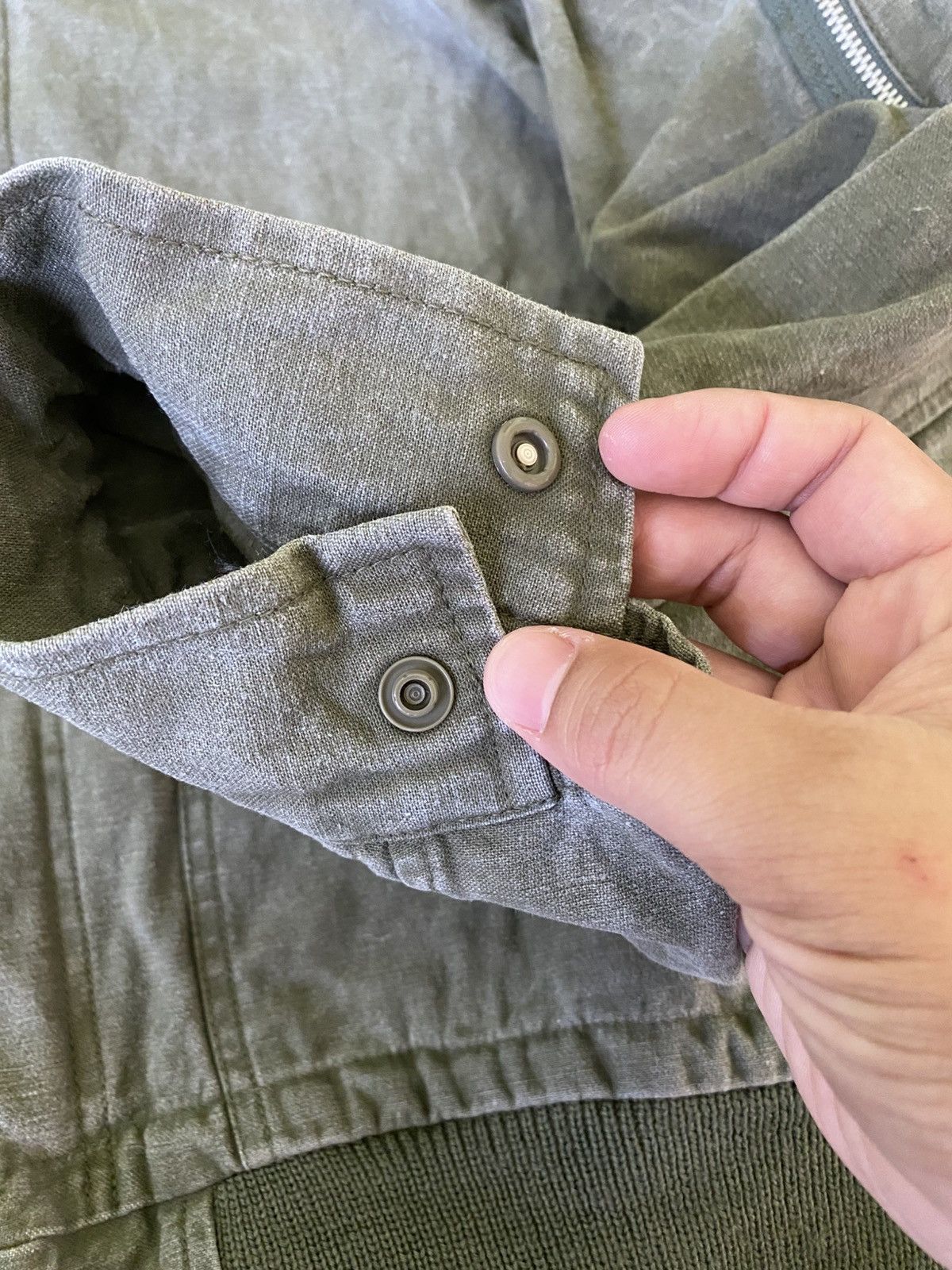 Japanese Brand Evenriver Hidden Hood Military Bomber Jacket Size US L / EU 52-54 / 3 - 7 Thumbnail