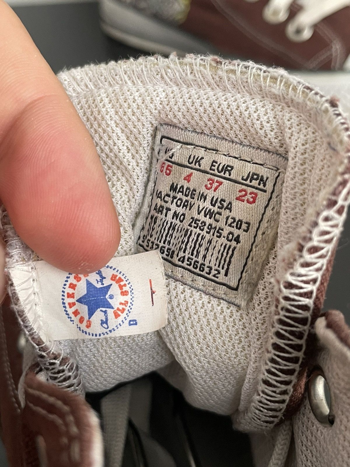 Ed Hardy Vintage Ed Hardy X Converse Hi Top Sneakers Made in USA Y2k Size US 6.5 / IT 36.5 - 7 Thumbnail
