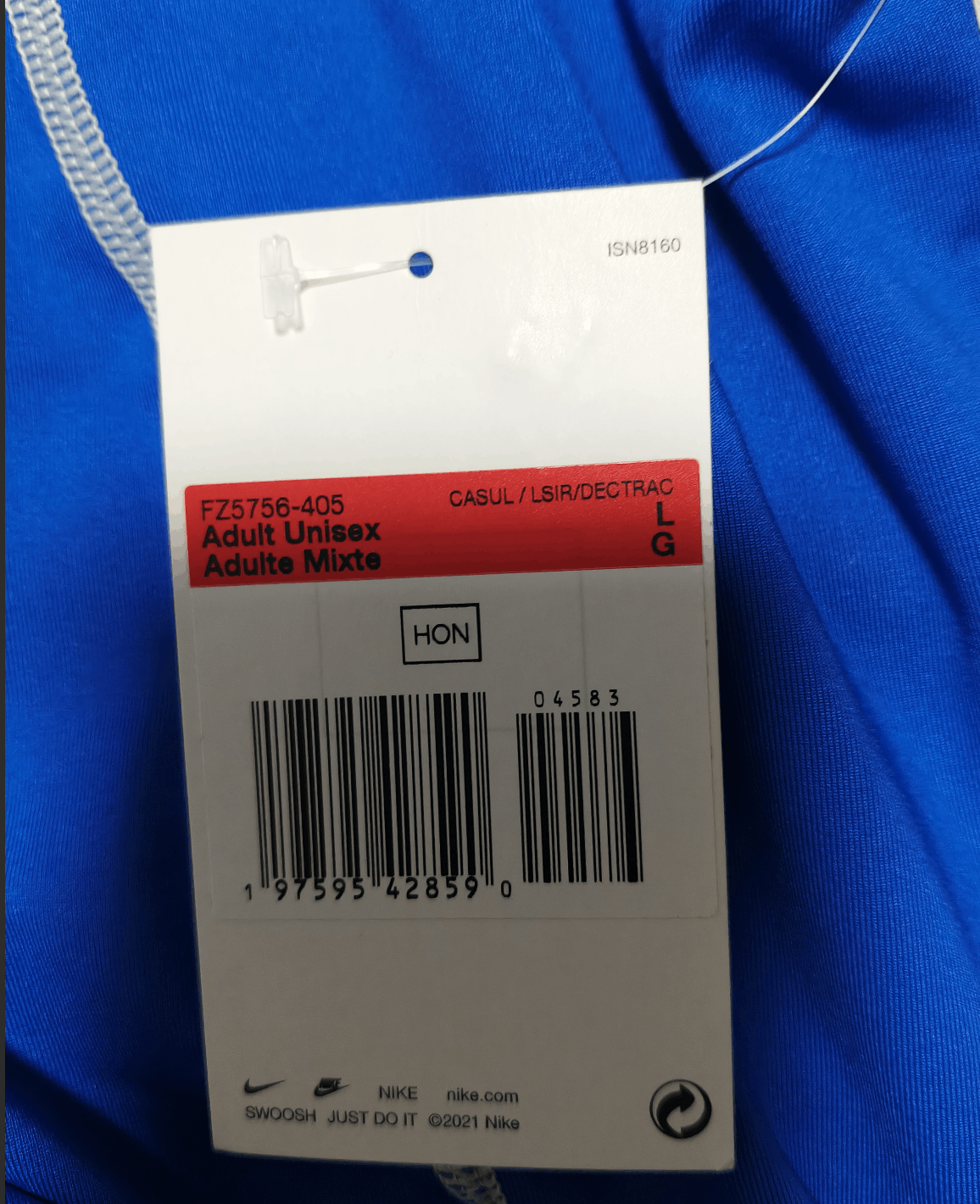 Nike × Stussy Stussy x Nike UV Crew Hyper Royal Size US L / EU 52-54 / 3 - 4 Thumbnail