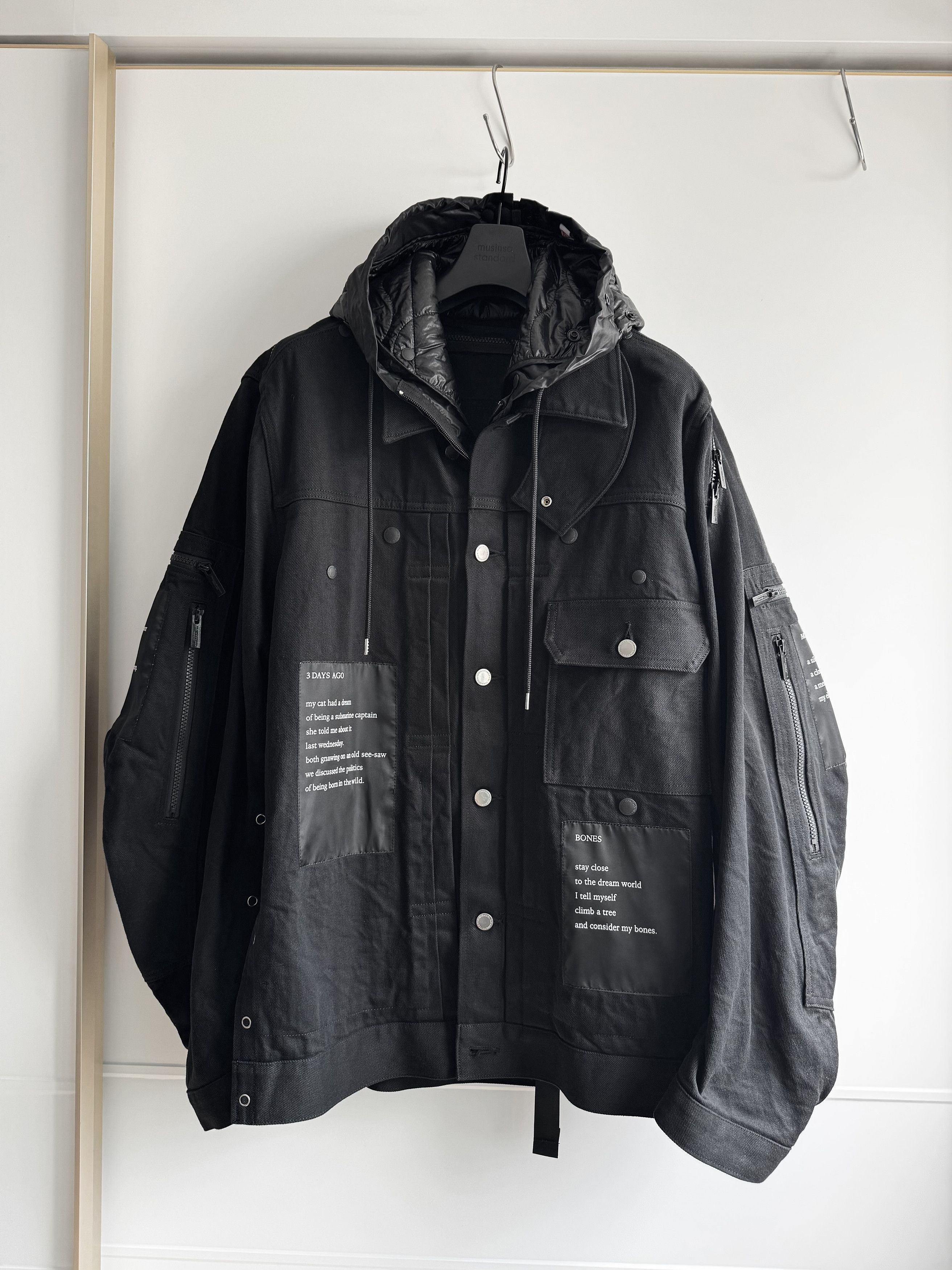Takahiromiyashita The Soloist. TAKAHIROMIYASHITA The Soloist FW19 “I LIVE NOW” setup Size US L / EU 52-54 / 3 - 3 Thumbnail