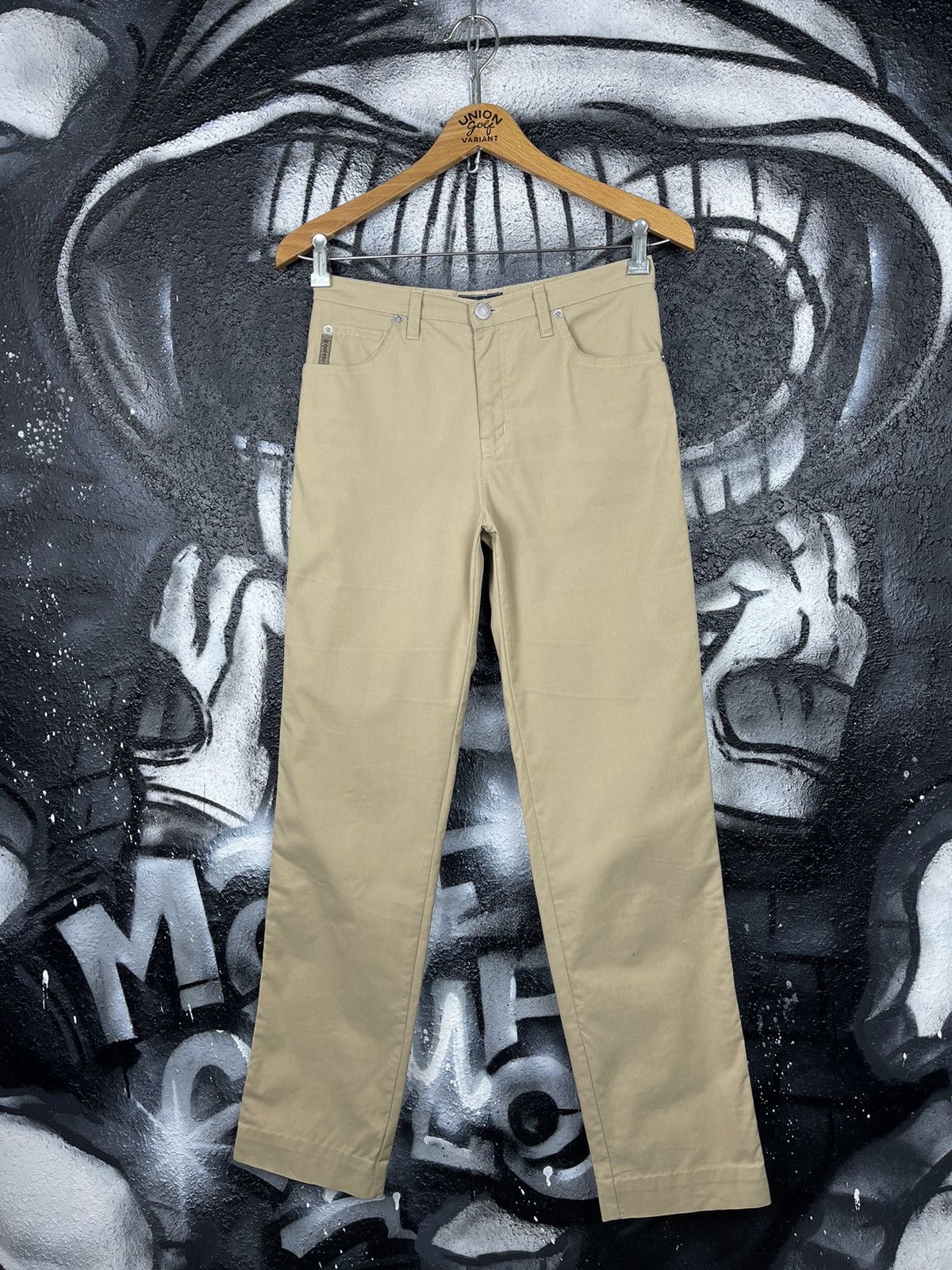 Armani Armani Jeans Comfort Fit Beige Italian Pants Women’s Size 27 Size 27" / US 4 / IT 40 - 4 Thumbnail