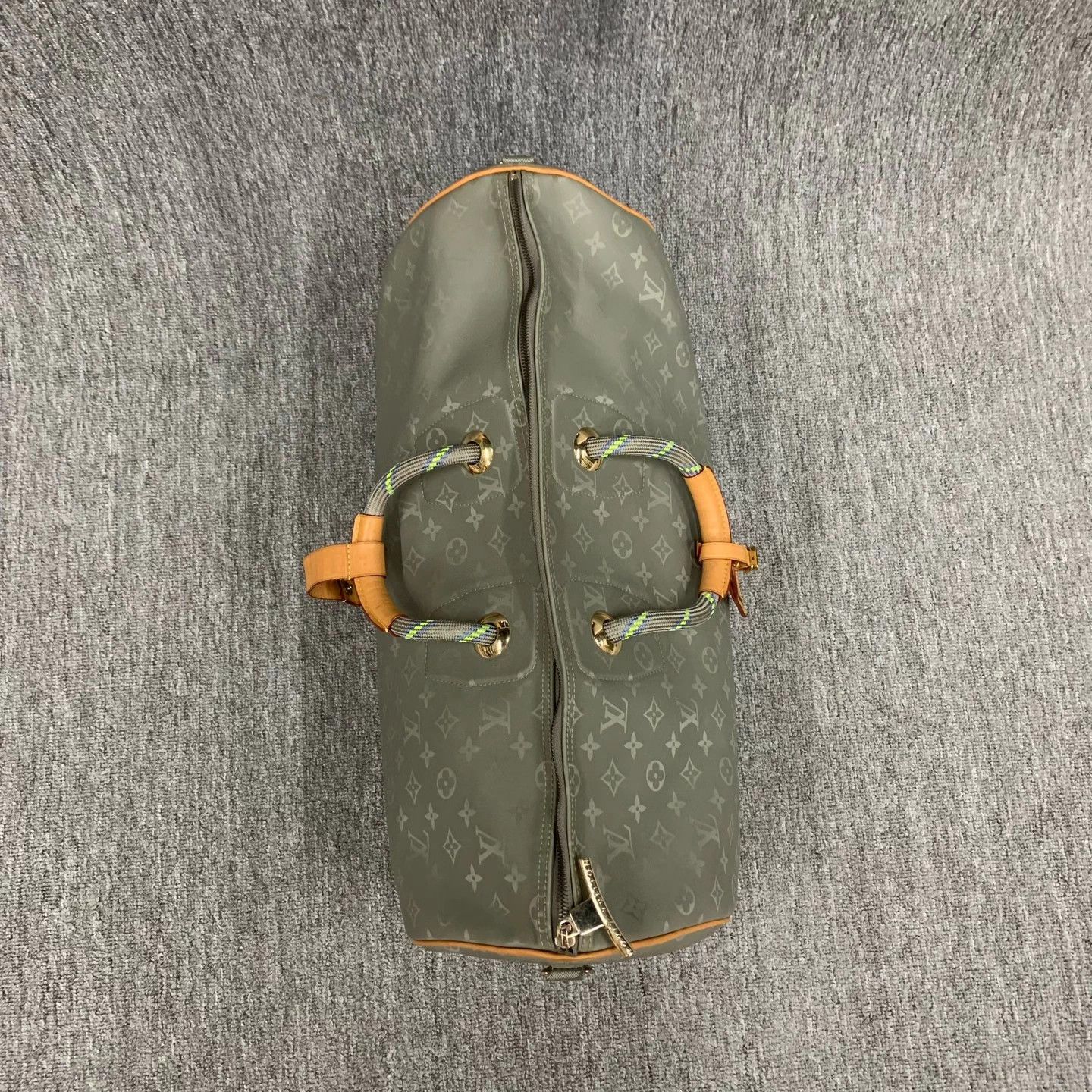 Louis Vuitton LV Runway Keepall 50 Titanium Laser Monogram Size ONE SIZE - 5 Thumbnail
