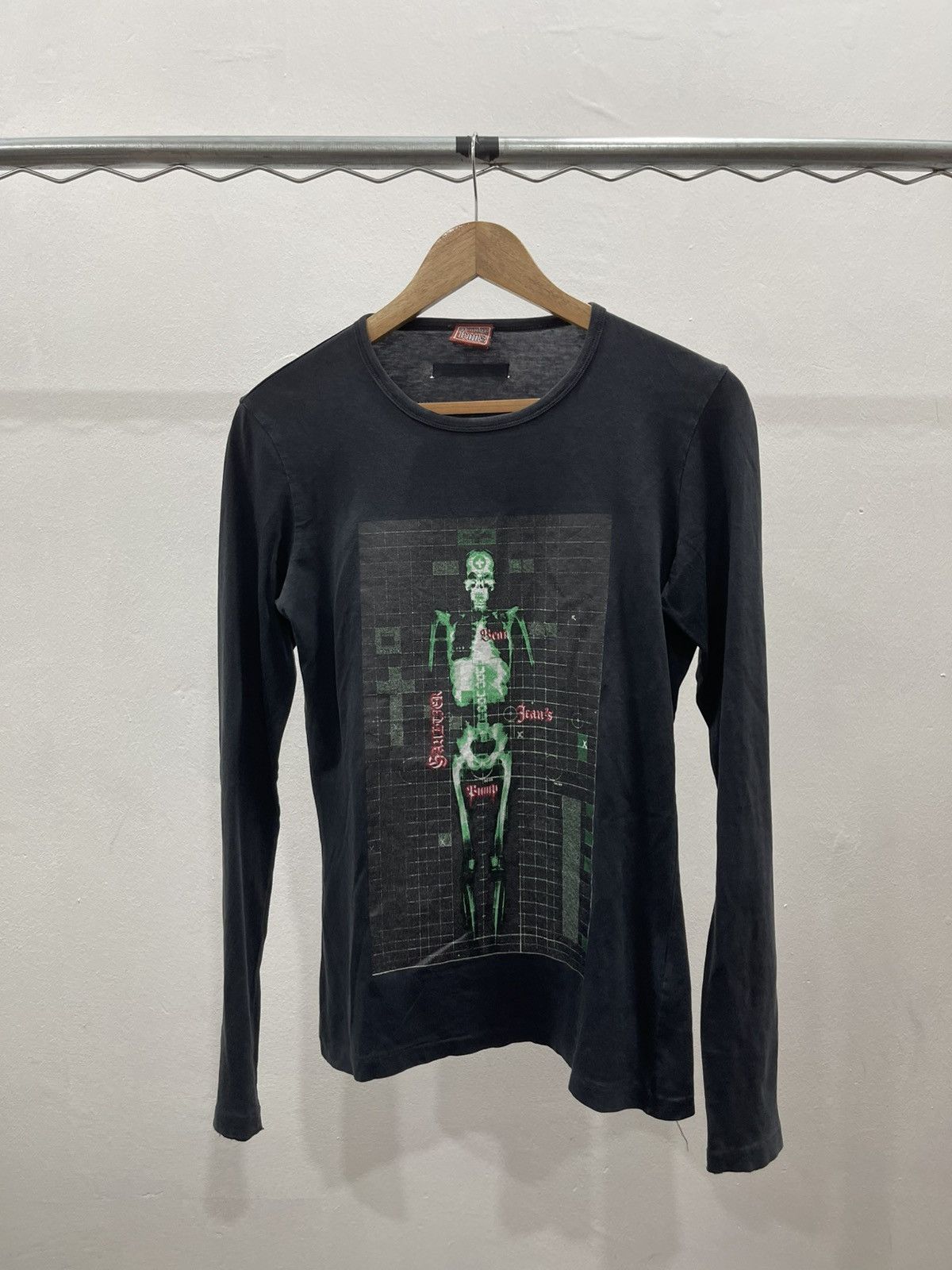 Vintage 1996 Jean-Paul Gaultier X-ray Cyber Skeleton Shirt