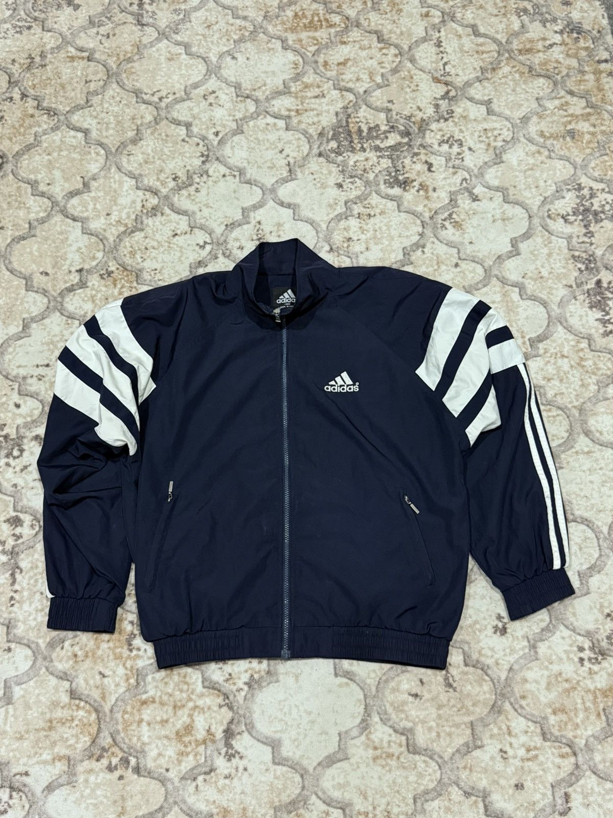 Adidas Vintage 90’s Adidas windbreaker jacket Size US XL / EU 56 / 4 - 1 Thumbnail