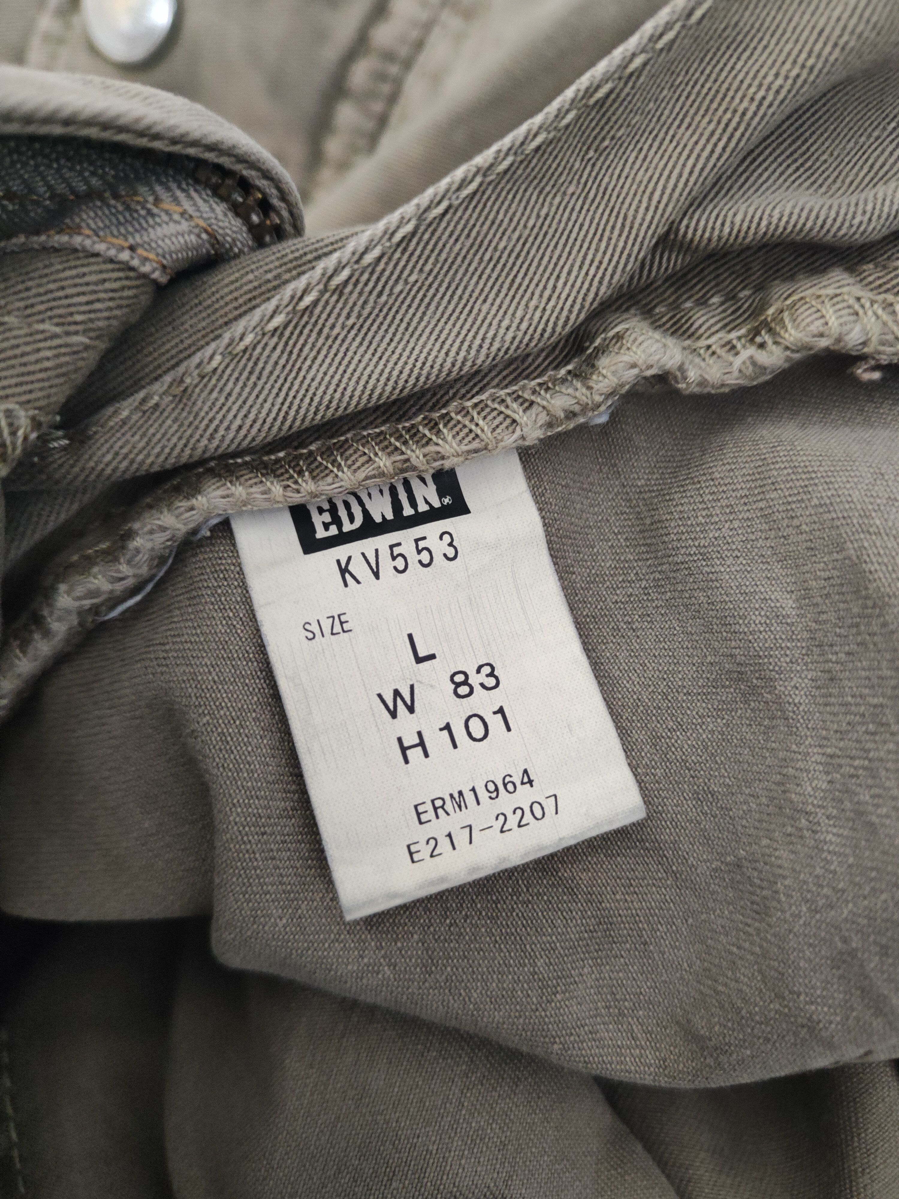 Edwin DLL Edwin Beige Multipocket Tactical Cargo Pants #722 Size US 33 - 13 Thumbnail
