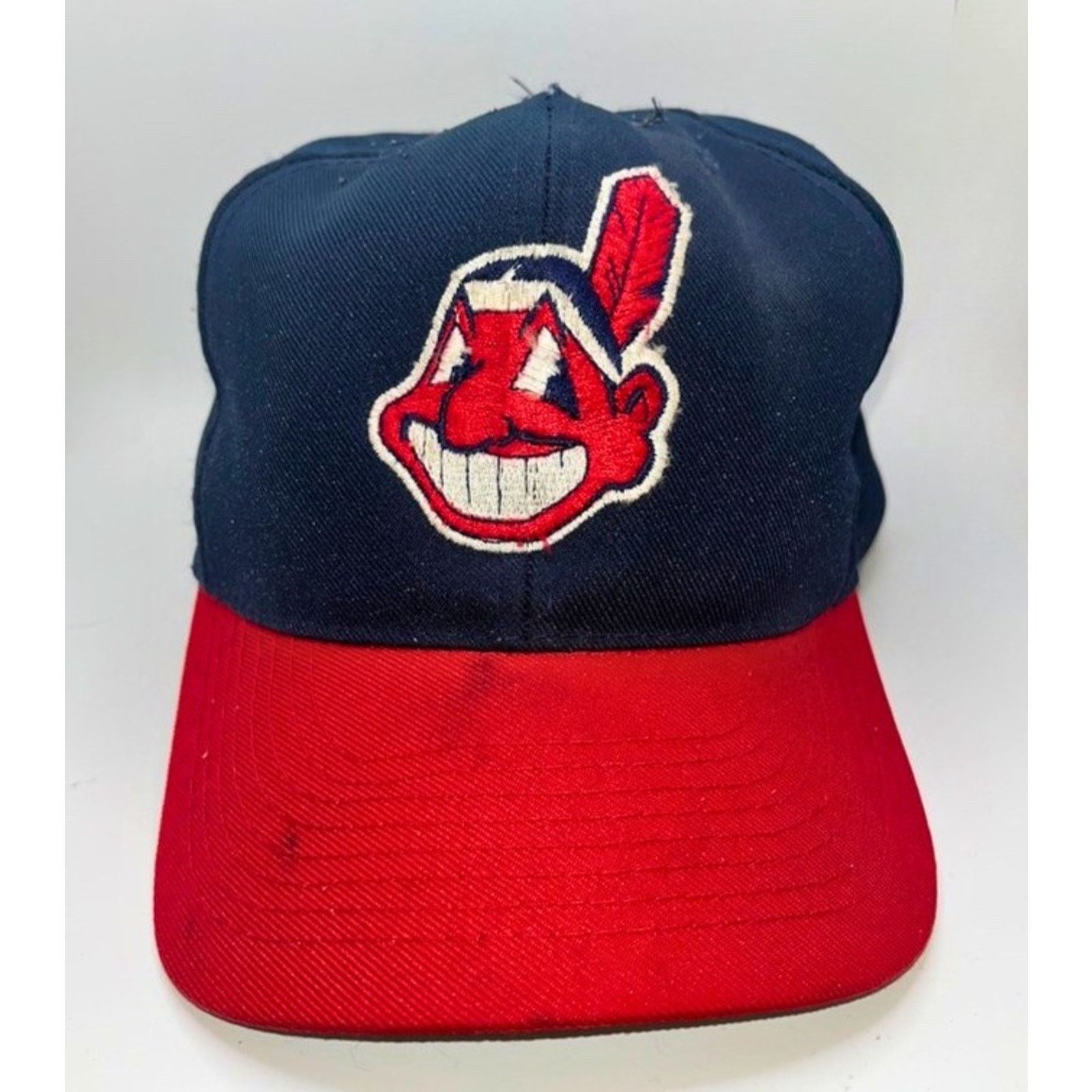 American Needle Cleveland Indians Wahoo Snapback MLB Hat American Needle Size ONE SIZE - 2 Thumbnail