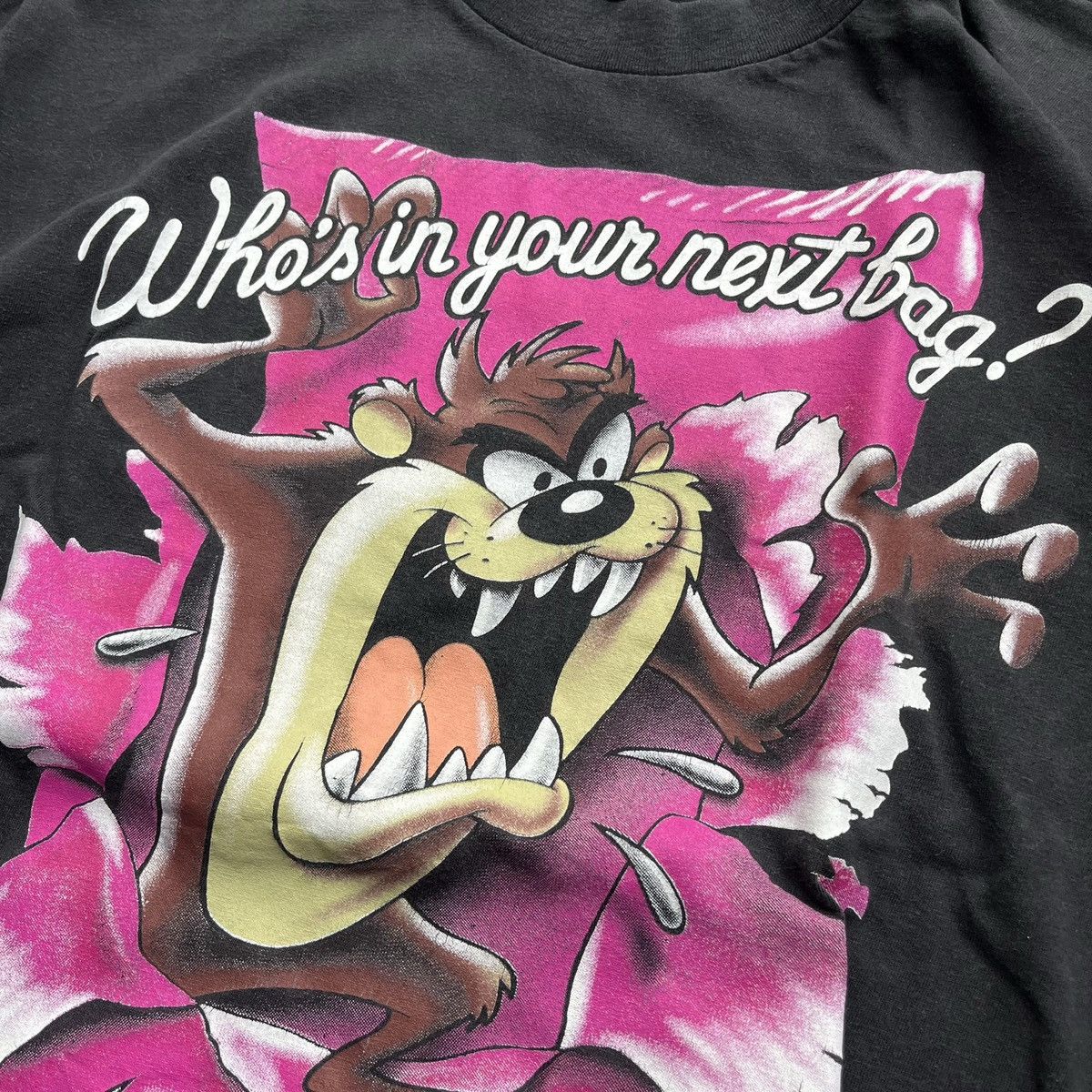 Vintage × Warner Bros Vintage Looney Tunes Taz 1993 Warner Bros Graphic Tee Size US XL / EU 56 / 4 - 5 Thumbnail