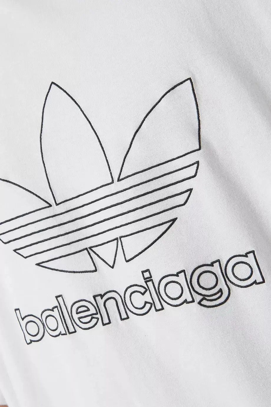 Adidas × Balenciaga o1w1db10824 Short Sleeve T-Shirt in White Size US L / EU 52-54 / 3 - 3 Thumbnail