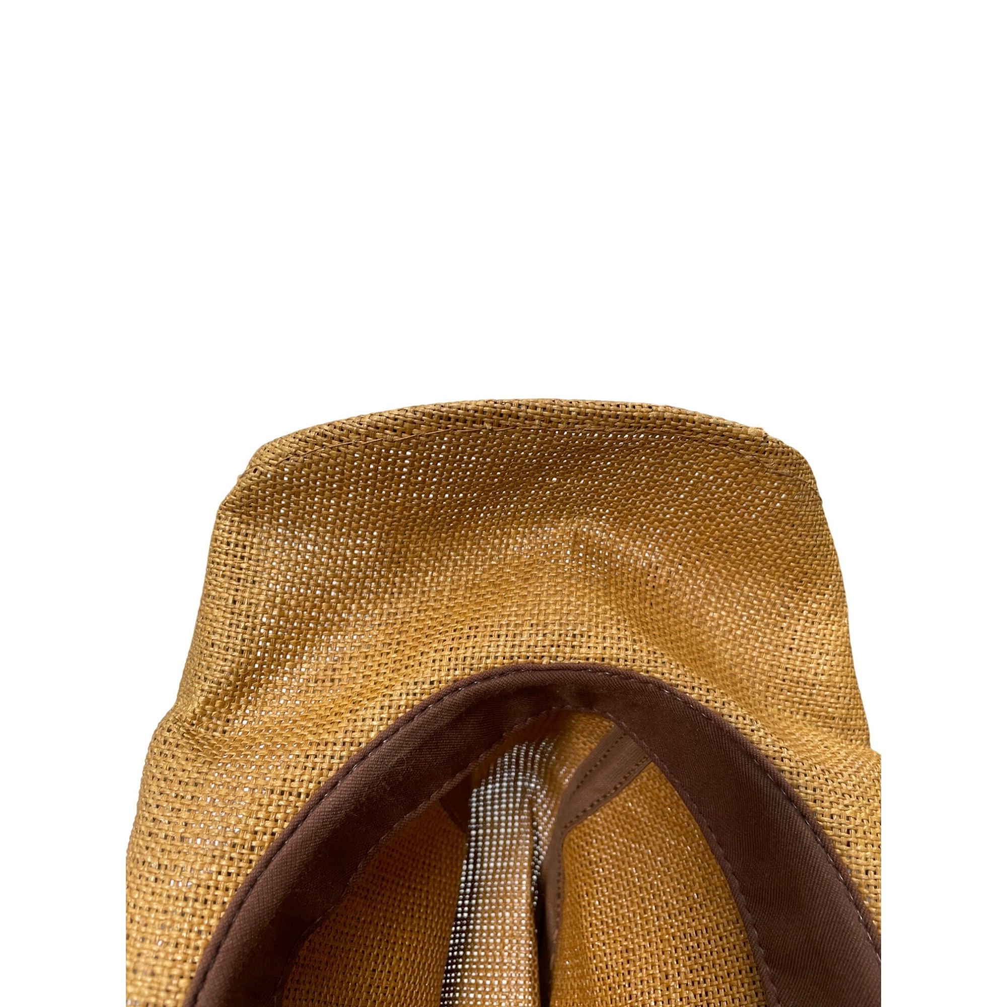 Wolverine Wolverine Western Wear Womens Brown Feathered Straw Cowboy H Size ONE SIZE - 10 Thumbnail