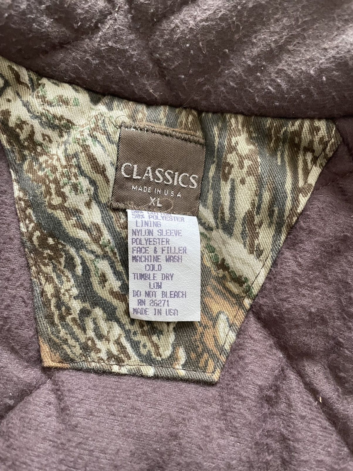 Realtree × Vintage Vintage Realtree Camouflage Bomber Insulated USA Mens XL Size US XL / EU 56 / 4 - 5 Thumbnail