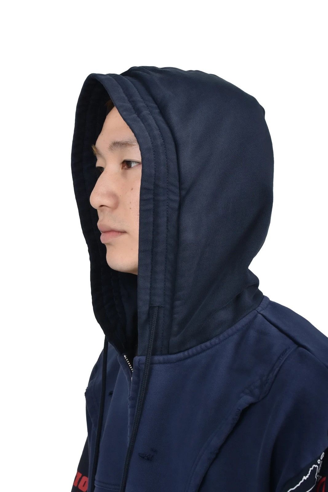 PROJECT G/R Protocol Index UPSIDE DOWN ZIP HOODIE NAVY PROJECT GR Size US L / EU 52-54 / 3 - 10 Thumbnail