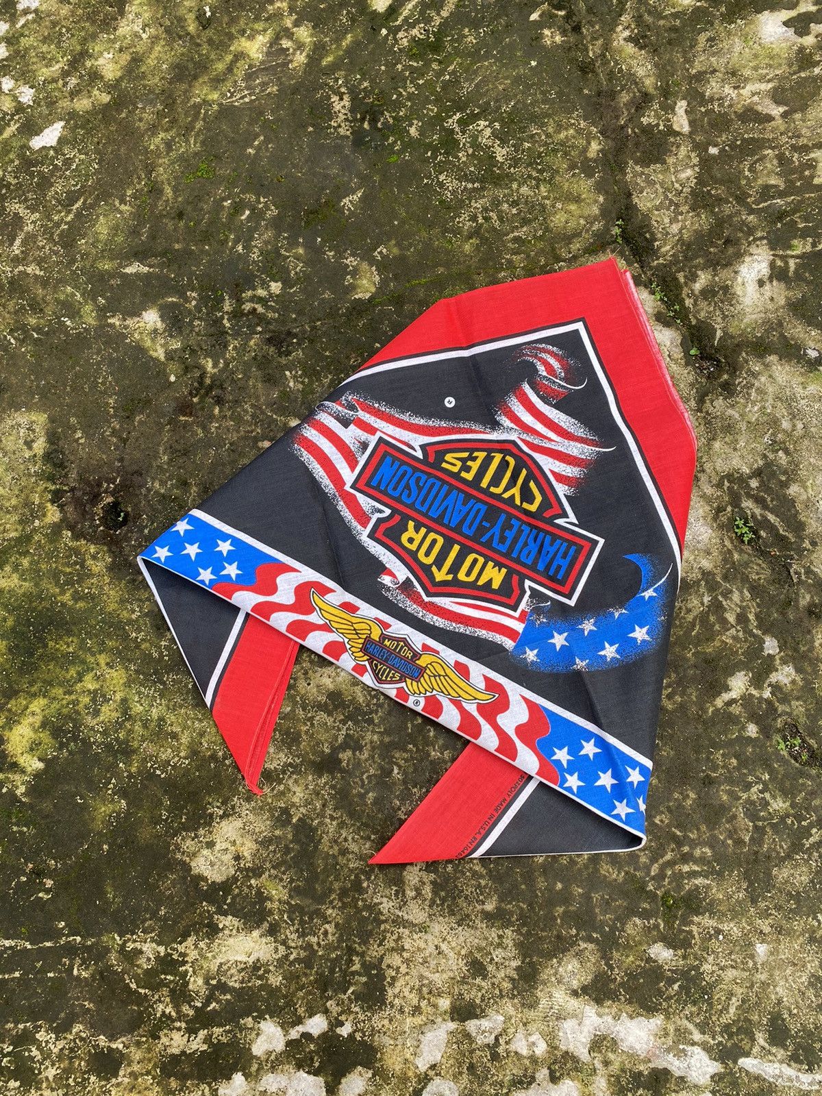 Harley Davidson × Vintage Vintage Harley Davidson bandana Size ONE SIZE - 1 Thumbnail