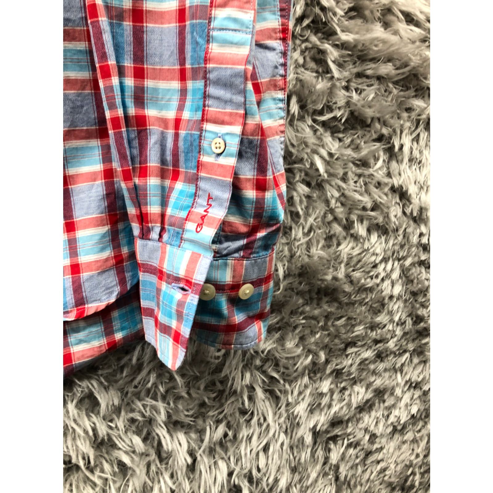 Gant GANT Shirt L Mens Multicolor Striped Long Sleeve Button Down Collar Size US L / EU 52-54 / 3 - 3 Thumbnail