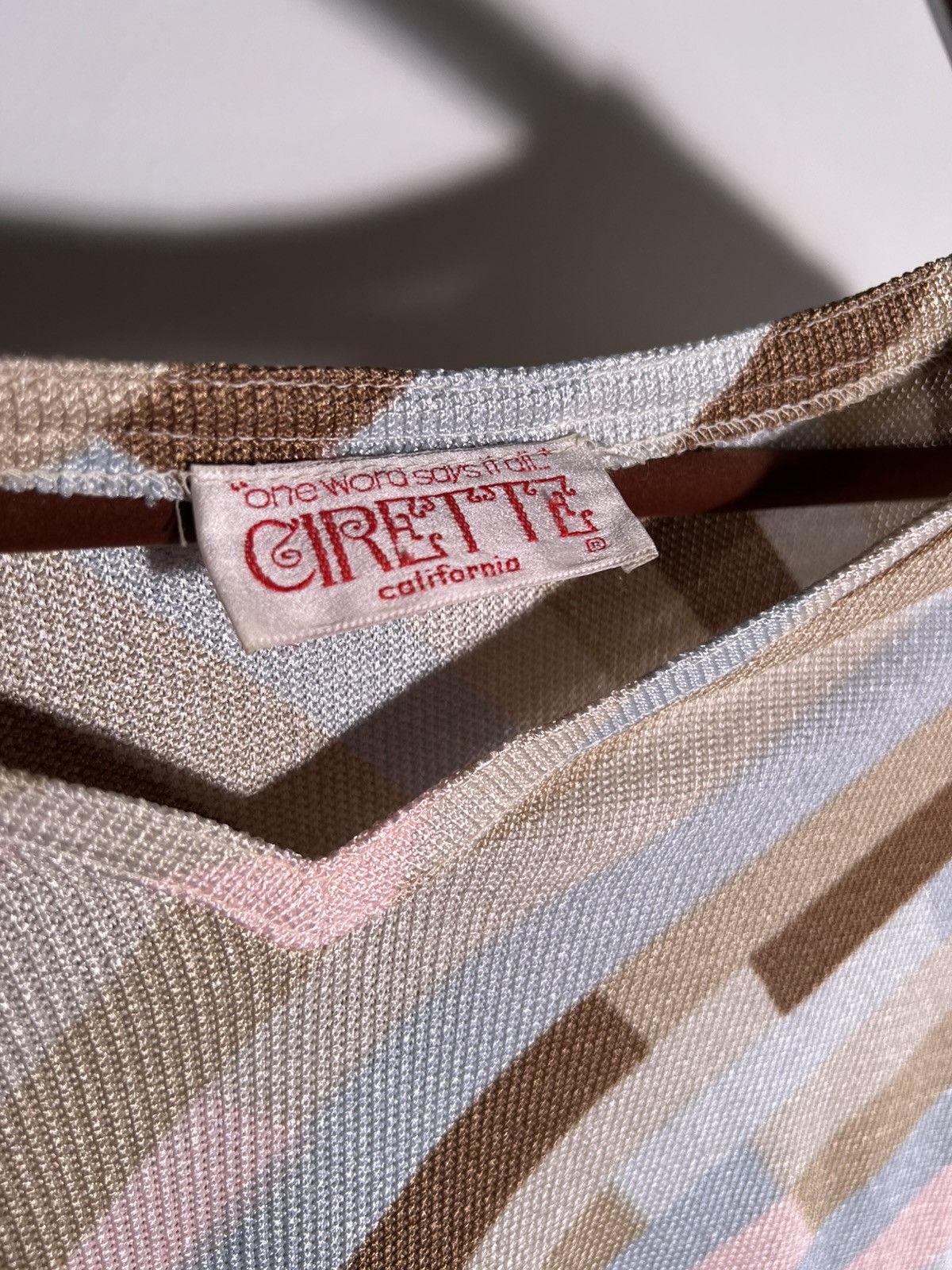 Vintage 60's 70's Vintage Cirette California Abstract Retro Sweater Size L / US 10 / IT 46 - 6 Thumbnail