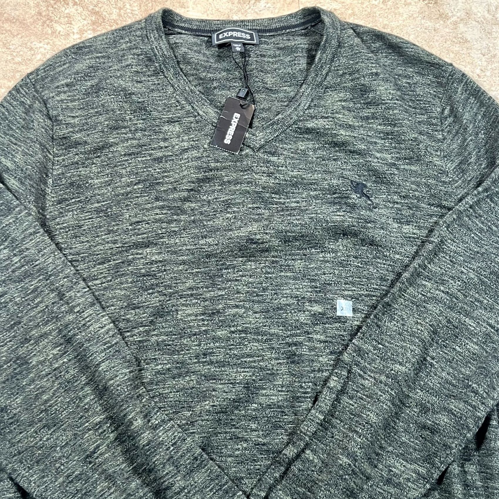 Express Express Men Sweater V-Neck Pullover XL Multicolor Size XL Size US XL / EU 56 / 4 - 3 Thumbnail