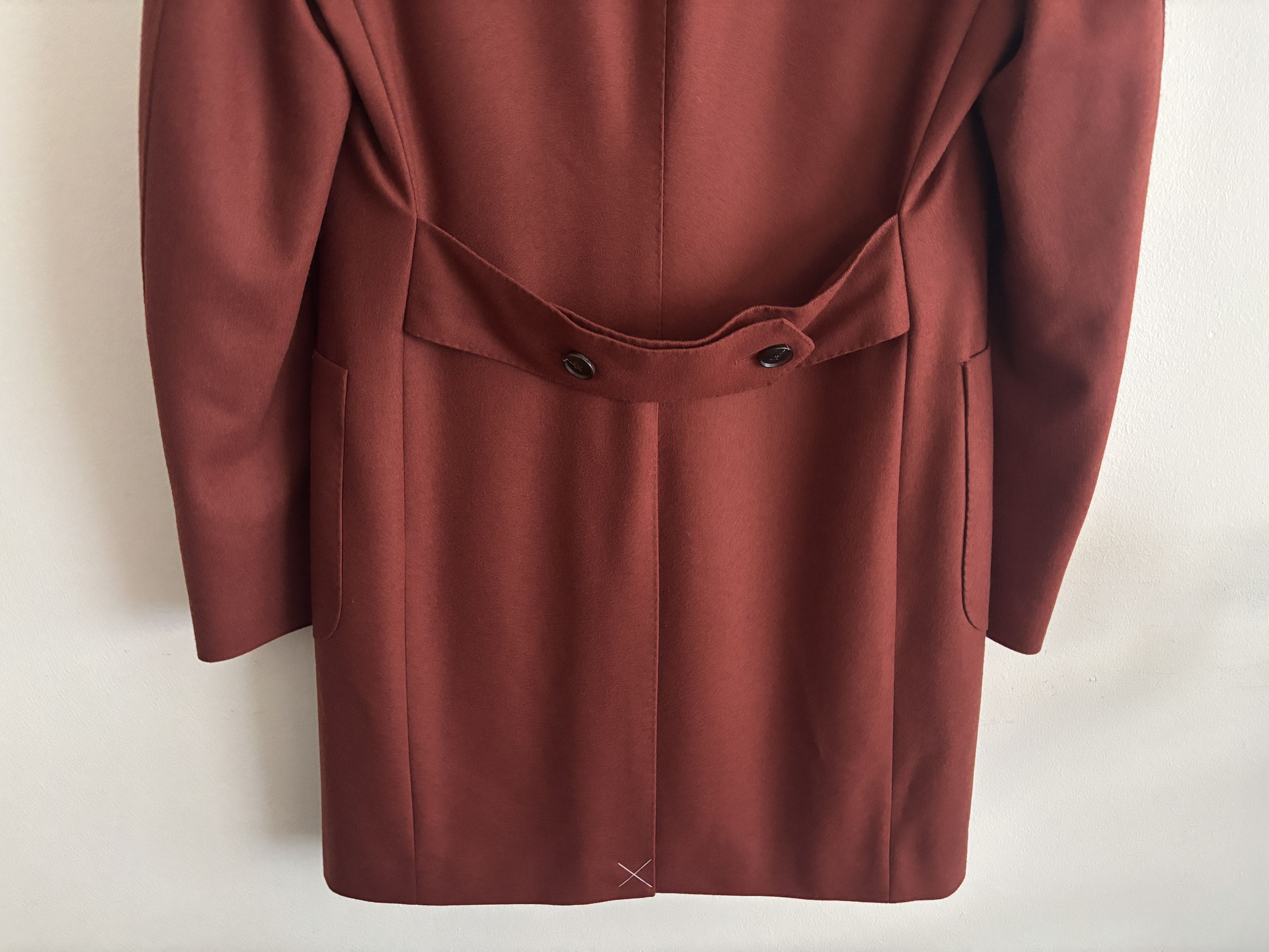 Suitsupply $595 Red Double Breasted Overcoat - Small/Medium Size US M / EU 48-50 / 2 - 6 Thumbnail