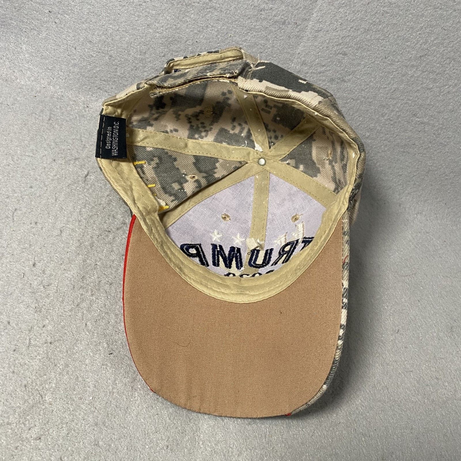 Other Donald Trump 2020 Maga Hat Cap Camo Camouflage USA Flag Size ONE SIZE - 4 Thumbnail
