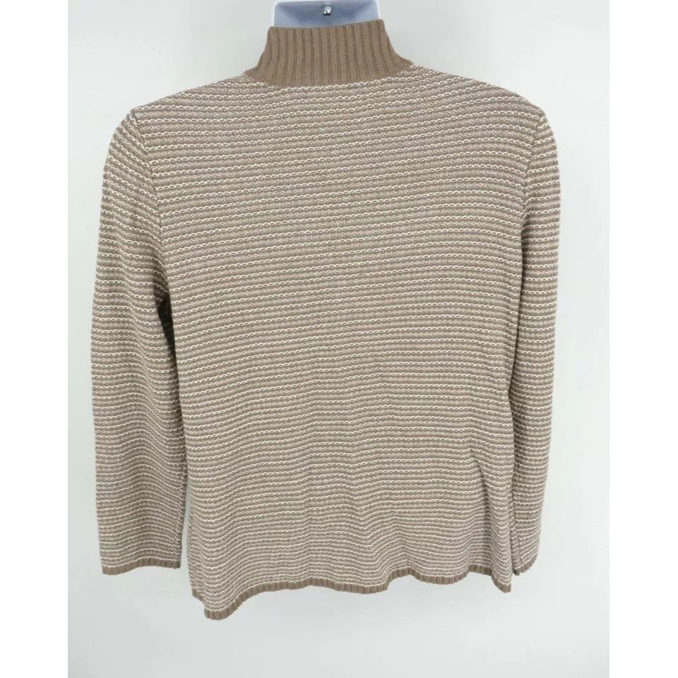 Other Karen Scott Women's Zip PXL Chestnut Cardigan Sweater NWT $4 Size XL / US 12-14 / IT 48-50 - 4 Thumbnail