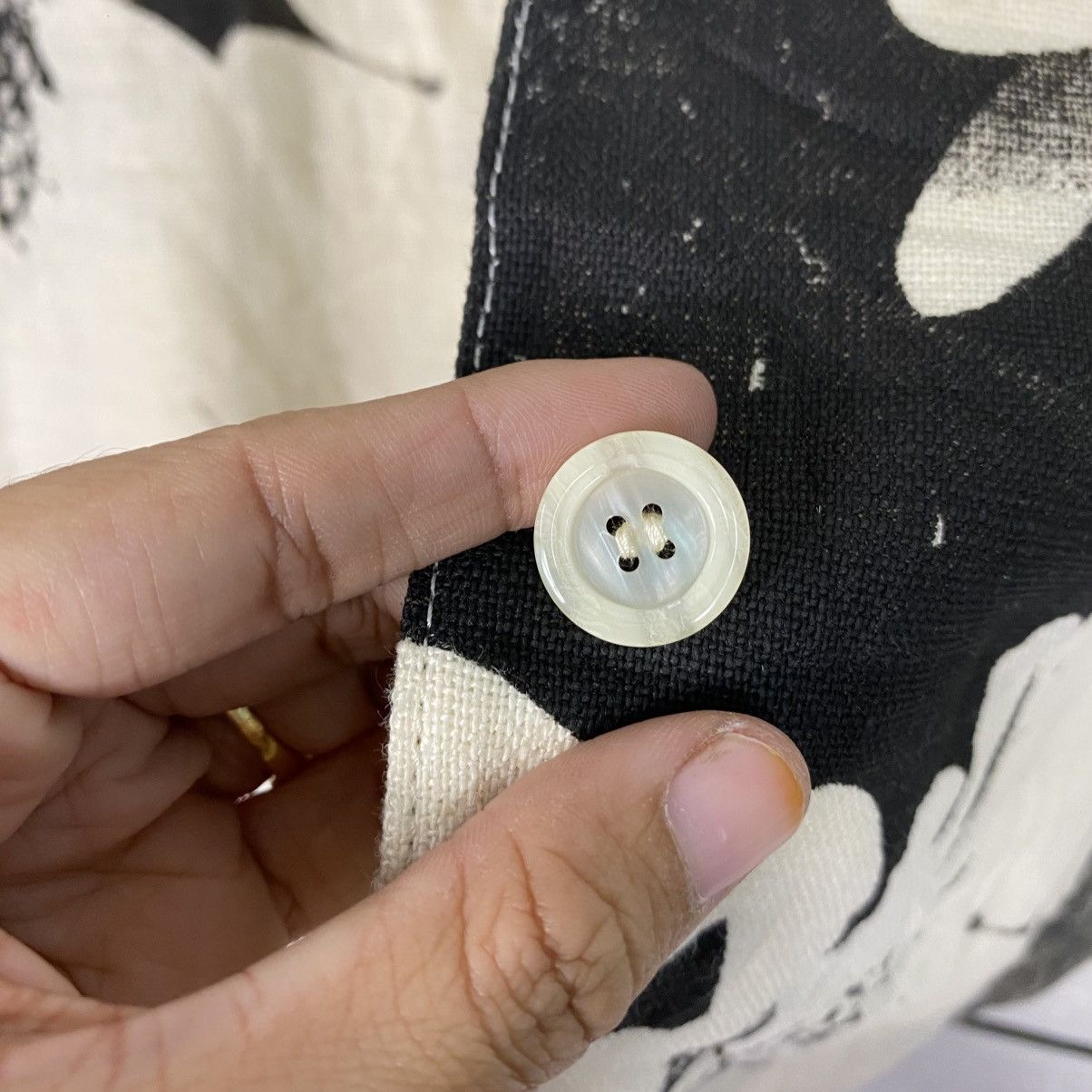 Japanese Brand 📌Cropped Button Jacket R.Lapin Flower Issey Miyake Size M / US 6-8 / IT 42-44 - 17 Thumbnail
