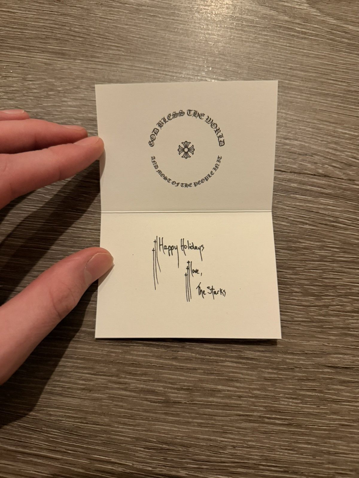 Chrome Hearts Chrome Hearts Matty Boy Santa 2019 VIP Christmas Card Size ONE SIZE - 2 Thumbnail