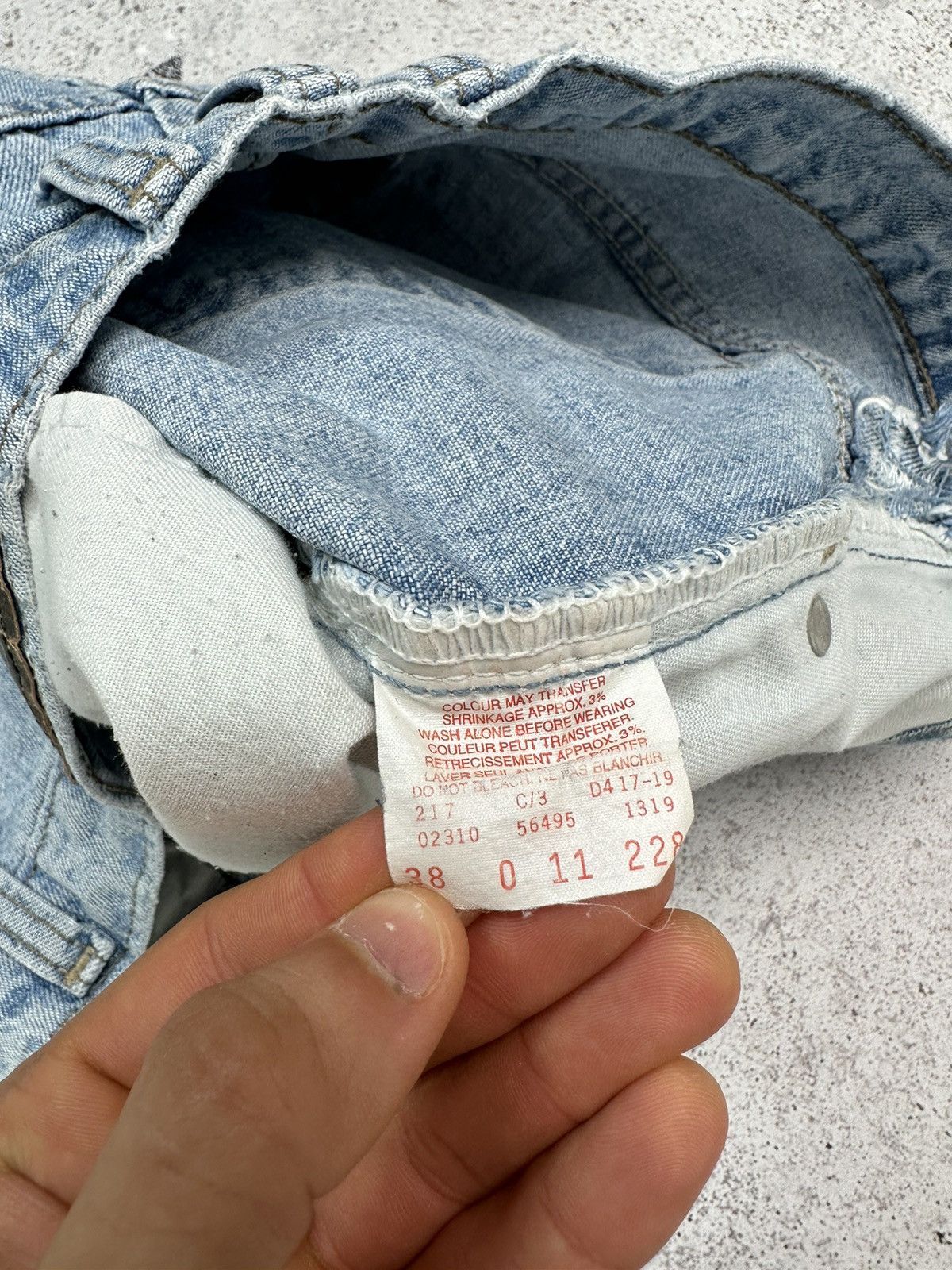 Levi's × Vintage Vintage 90’s Levi’s Black Tab Denim Shorts (38) Men long fit Size US 38 / EU 54 - 14 Thumbnail
