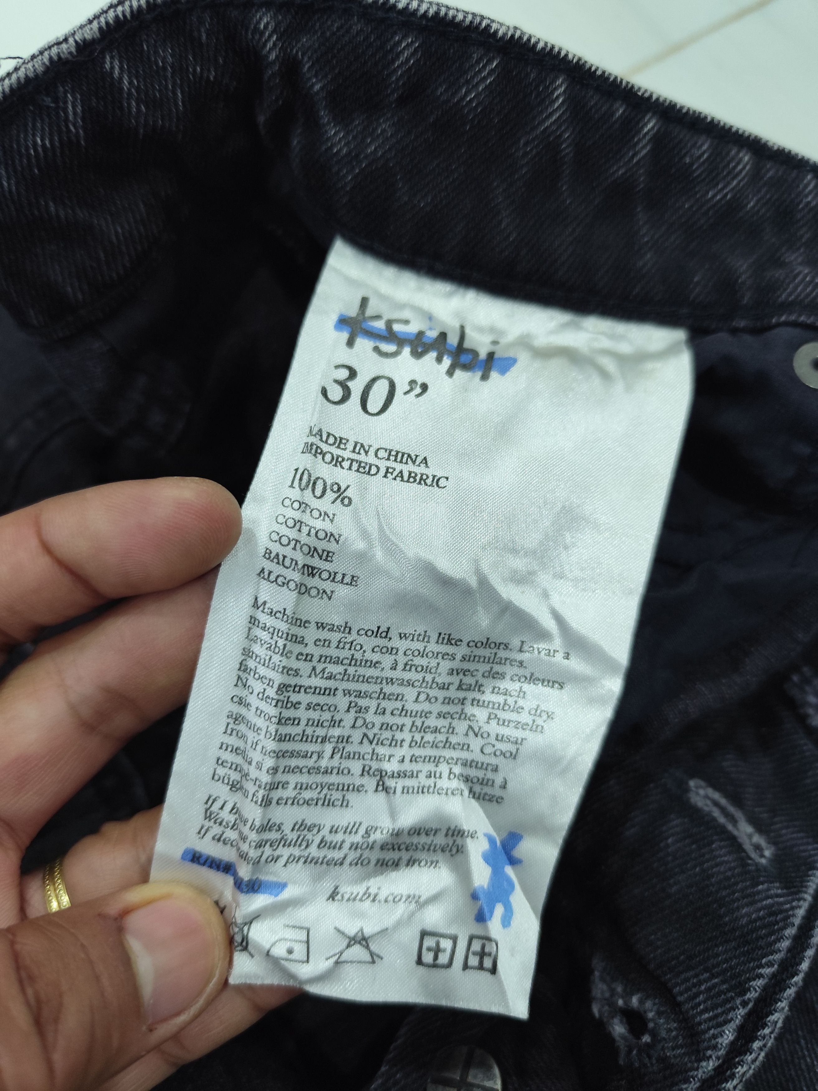 Ksubi Ksubi Brooklyn Jean Shadow Trashed Size US 32 / EU 48 - 12 Thumbnail