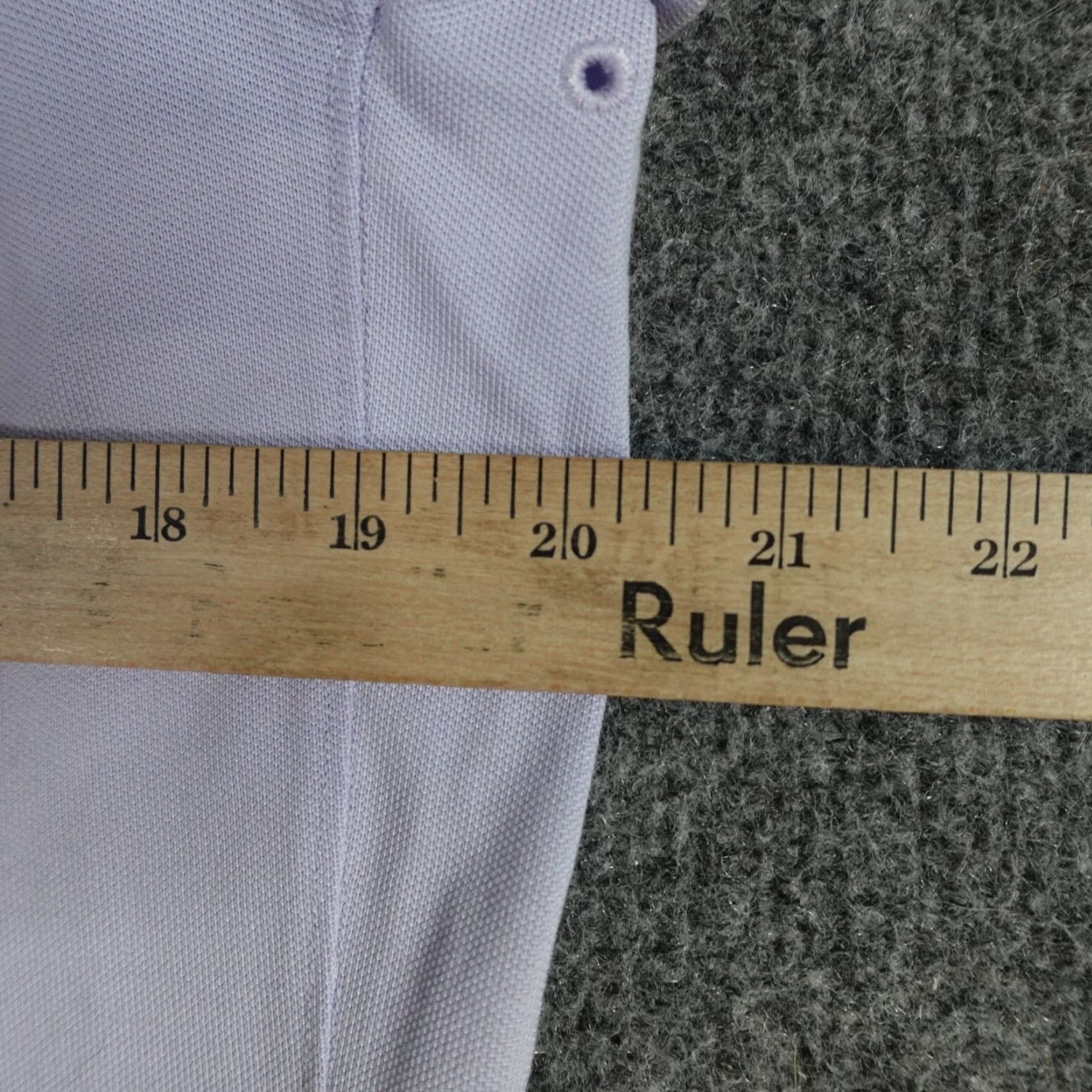 Lululemon Lululemon Polo Shirt Mens Medium Purple Light Solid Curved Hem Shirt Polo Mens Size US L / EU 52-54 / 3 - 8 Thumbnail