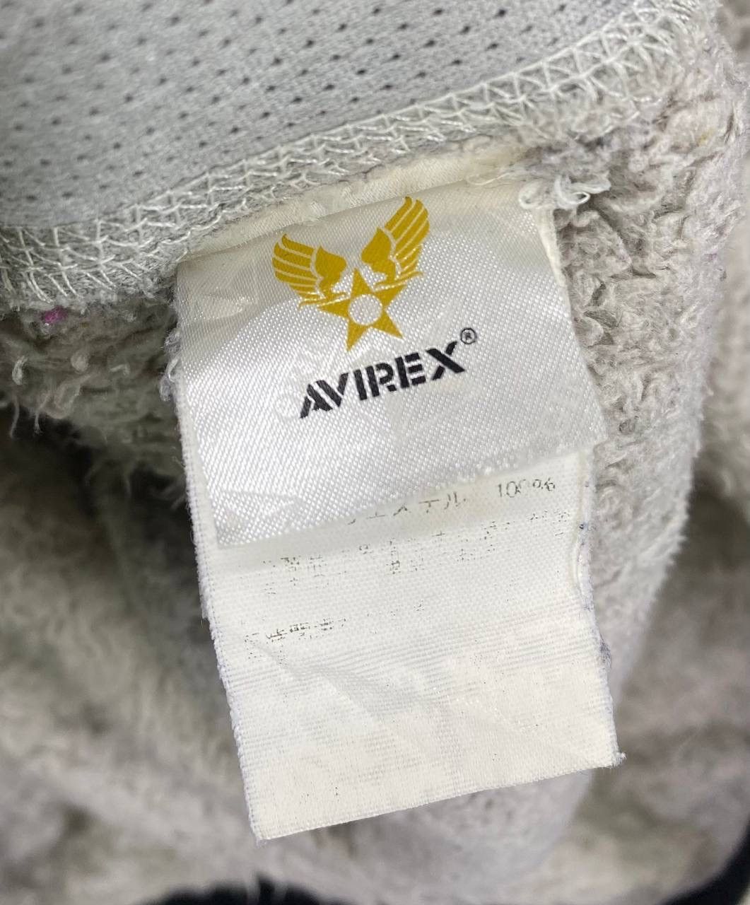 Avirex Vintage Avirex MFG Rare Fleece Sweatshirt Size US XL / EU 56 / 4 - 7 Thumbnail