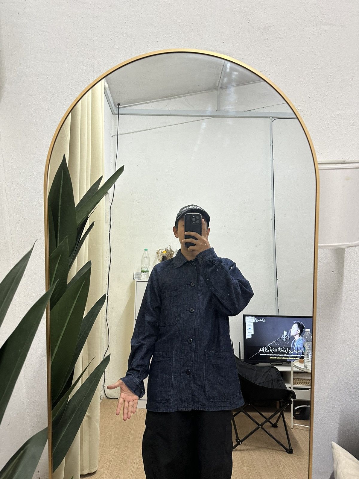 Beauty Beast × Uniqlo Rare Uniqlo Aesthetic Utility Denim Jacket Size US L / EU 52-54 / 3 - 8 Thumbnail