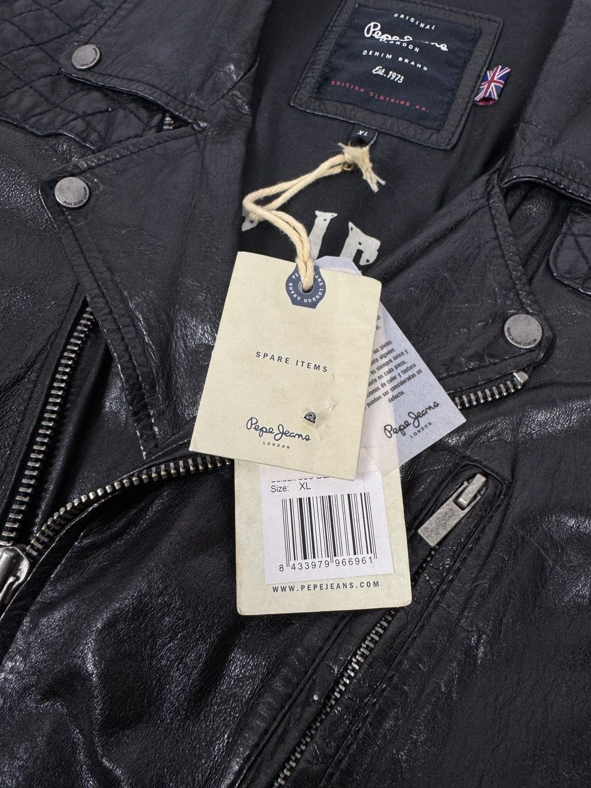 Other × Pepe Jeans × Vintage Pepe Jeans Lather Jacket Size US XL / EU 56 / 4 - 6 Thumbnail