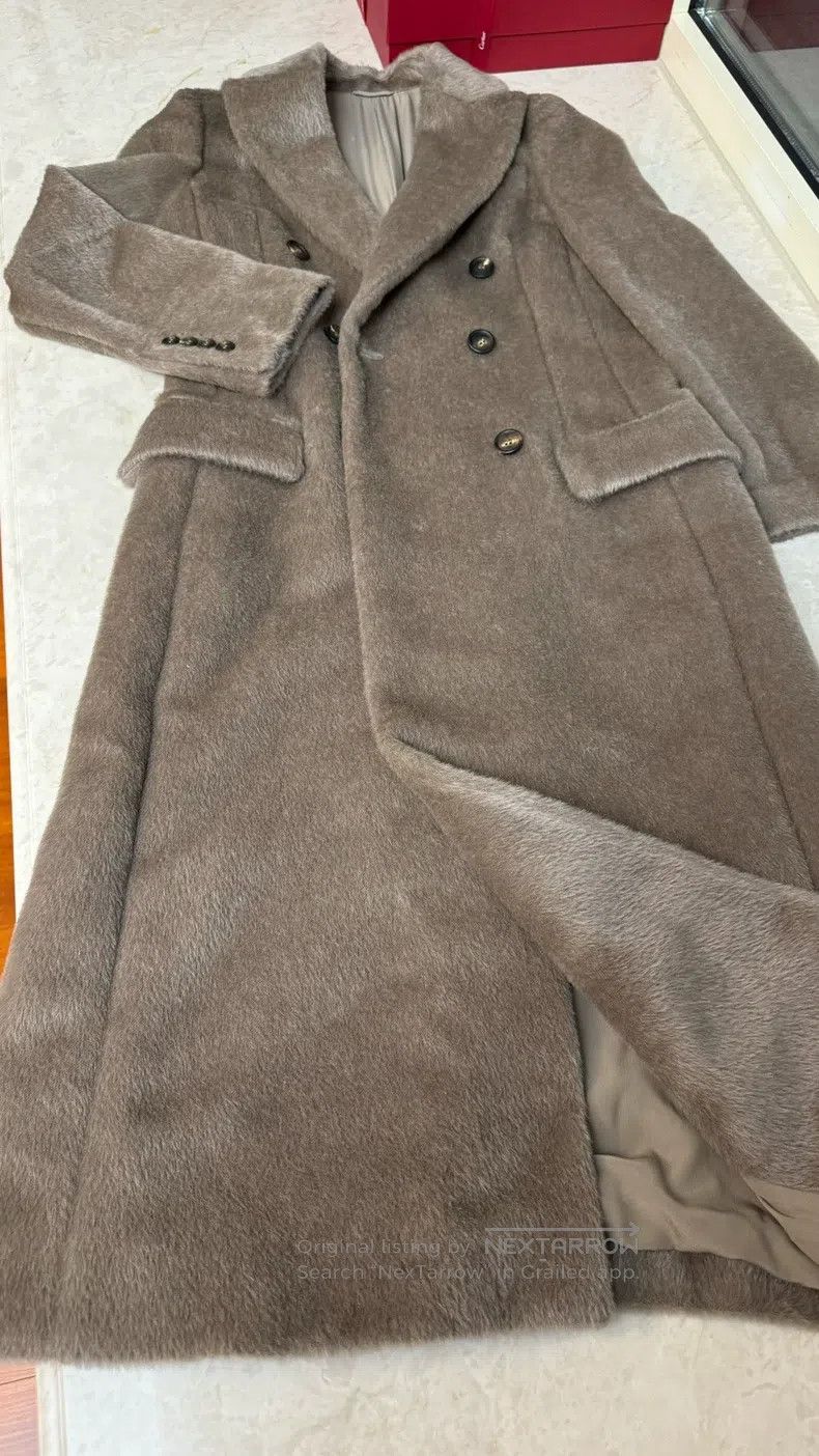 Brunello Cucinelli Brunello Cucinelli 65% Alpaca Wool + 35% Wool Coat Size XXS / US 00 / IT 34 - 4 Thumbnail