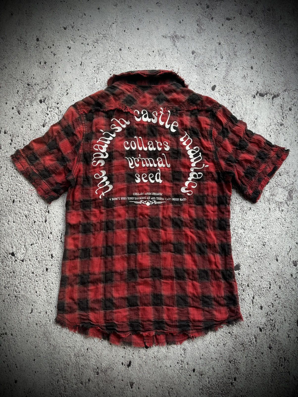 Tornado Mart Y2k collars distressed punk style shirt Size US M / EU 48-50 / 2 - 2 Thumbnail