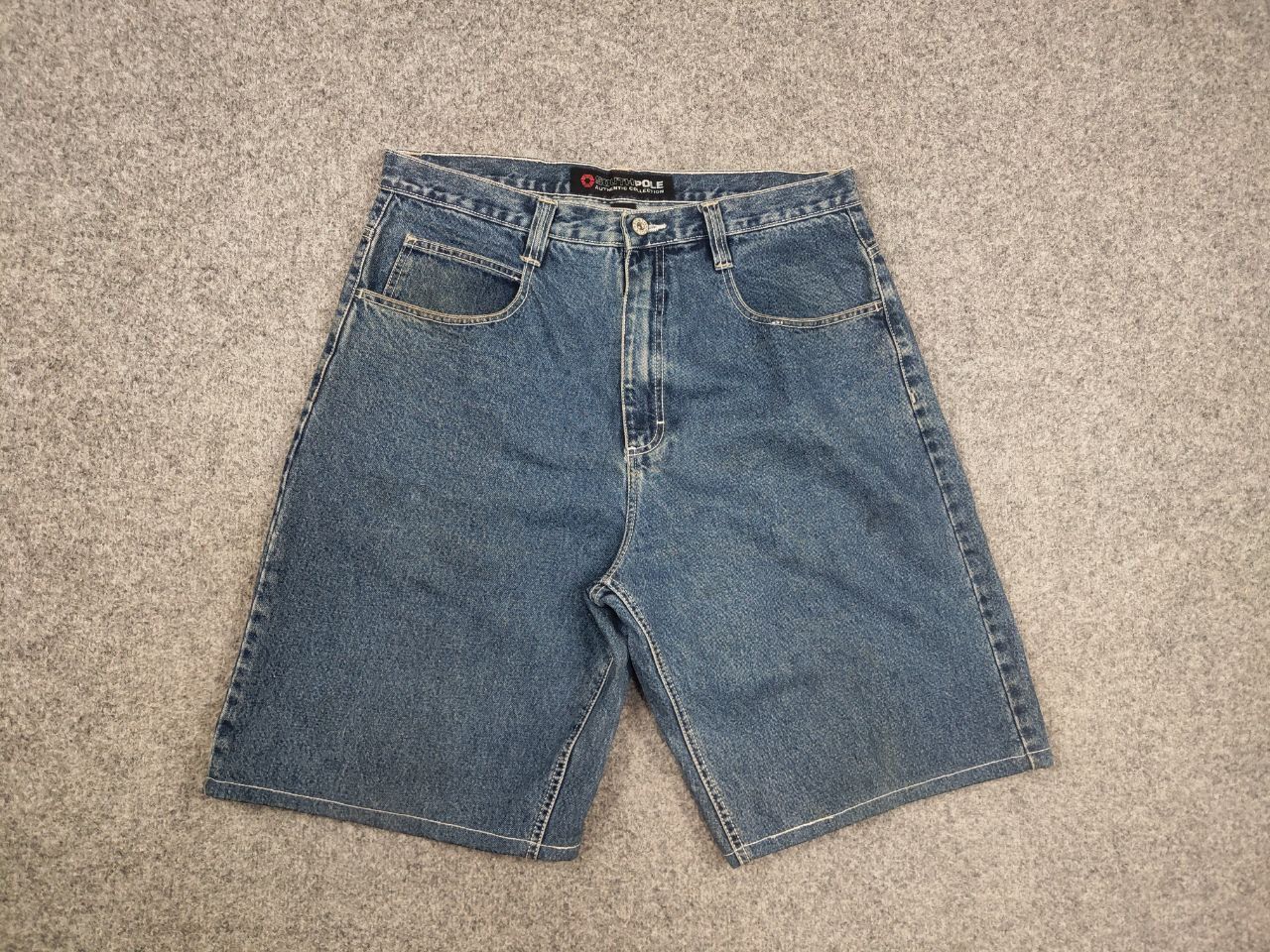 Southpole Vintage Southpole baggy Blue denim Shorts Y2k Style Rap Size US 36 / EU 52 - 8 Thumbnail
