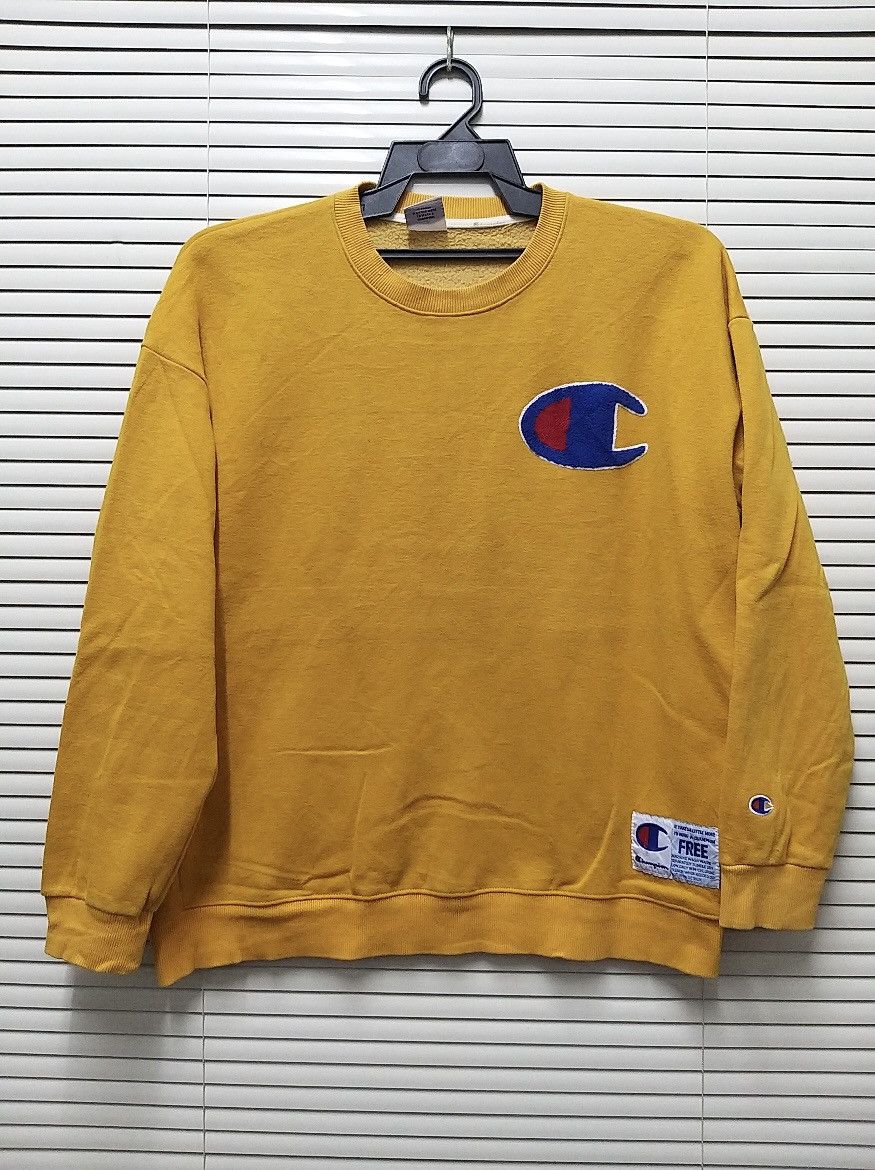 Champion GRAIL🔥CHAMPION EMBROIDERY LOGO PULLOVER SWEATSHIRT Size US L / EU 52-54 / 3 - 1 Thumbnail