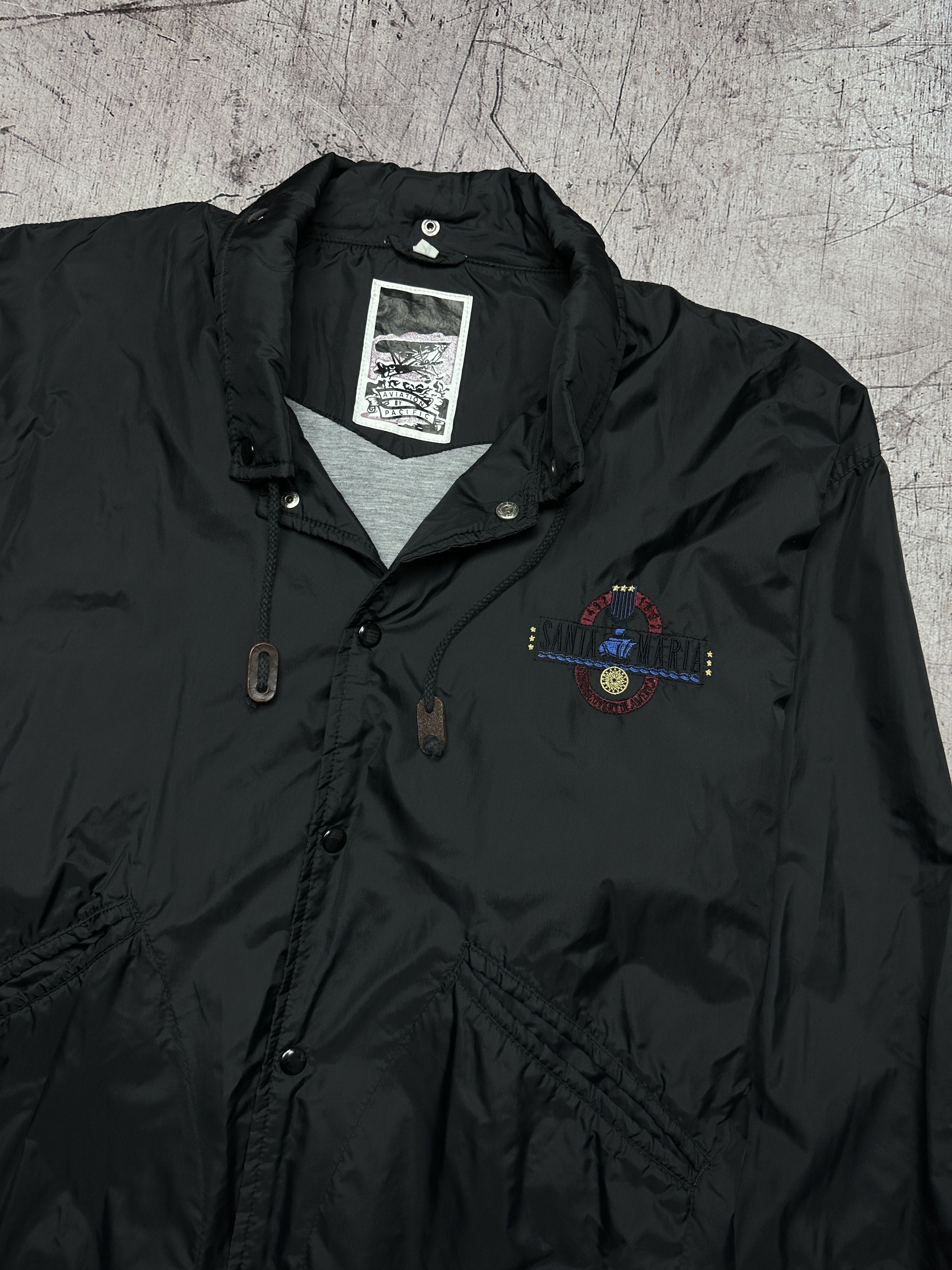 Vintage Aviation by Pacific Santa Maria Mens Nylon Jacket Size US M / EU 48-50 / 2 - 6 Thumbnail