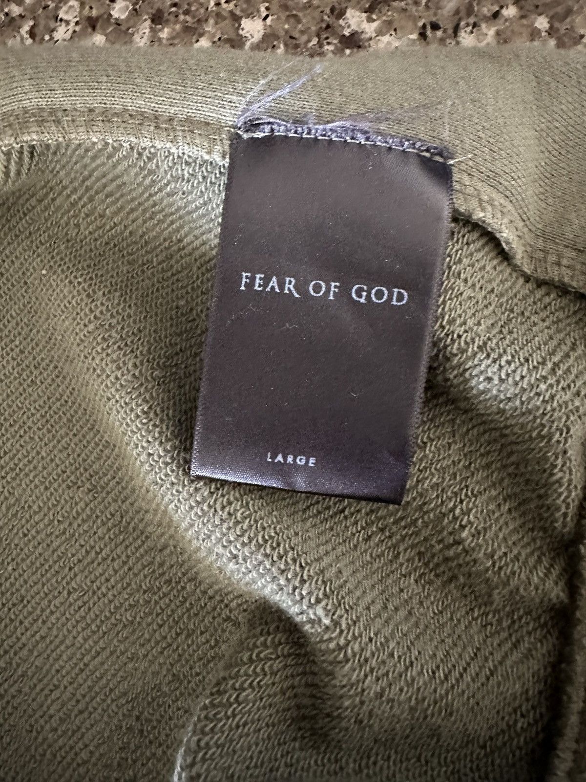Fear of God Fear of god third collection cut off hoodie Size US L / EU 52-54 / 3 - 3 Thumbnail
