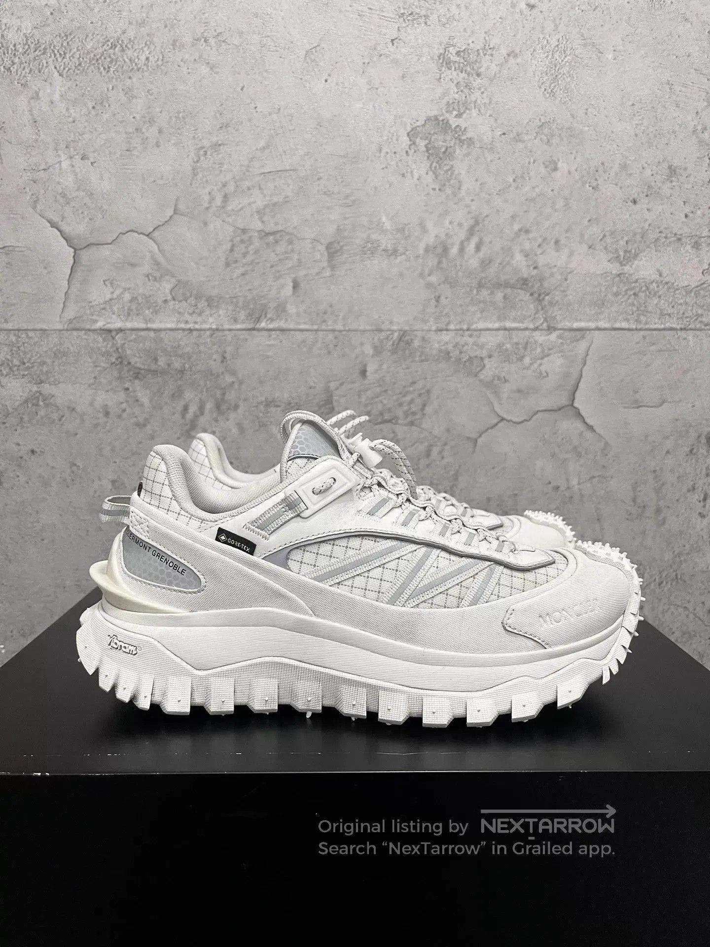 Moncler Moncler Trailgrip GTX White Hiking Shoes. Size US 7 / EU 40 - 4 Thumbnail