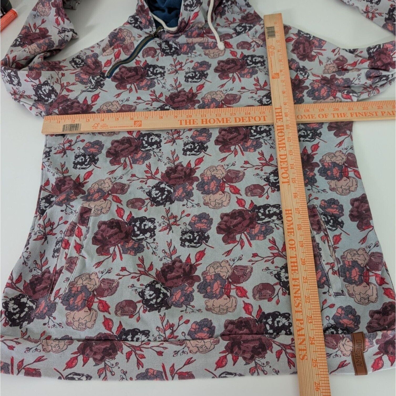 Other Ampersand Avenue Floral Hoodie Womens Size XXL Blue Size XXL / US 16-18 / IT 52-54 - 11 Thumbnail