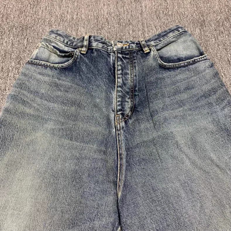 Balenciaga Balenciaga size S Blue Denim Sweatpants with Jeans Patch Size US 27 - 5 Thumbnail