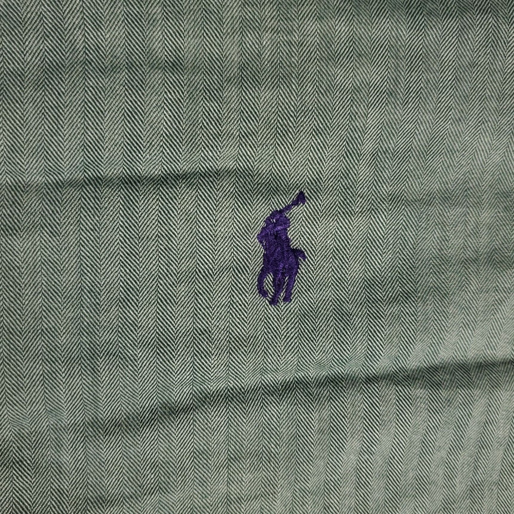 Ralph Lauren Ralph Lauren Shirt Mens 2XL Green Striped Pony Button Up Long Sleeve Size US XXL / EU 58 / 5 - 2 Thumbnail
