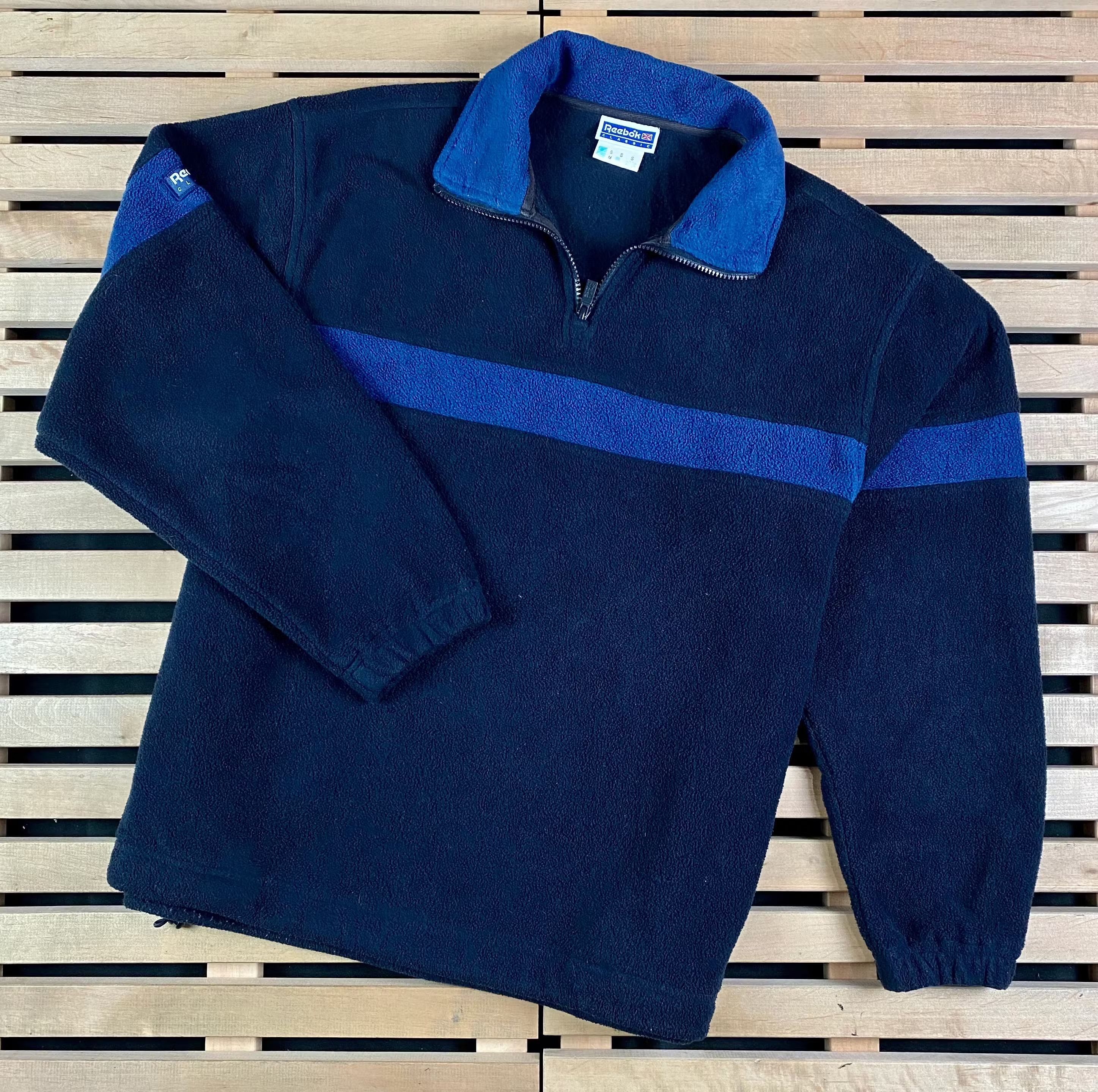 Reebok × Vintage Mens Fleece Sweatshirt Reebok Vintage Size S Size US S / EU 44-46 / 1 - 1 Thumbnail