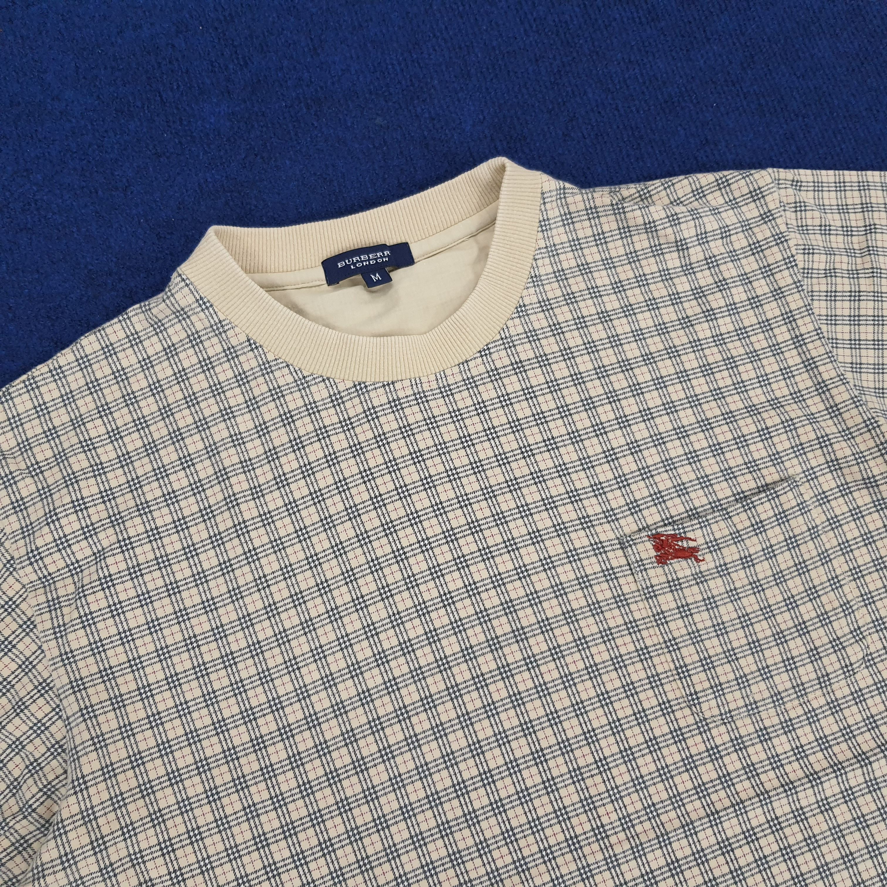 Burberry × Vintage Vintage Burberry London Pocket Tees Size US L / EU 52-54 / 3 - 2 Thumbnail