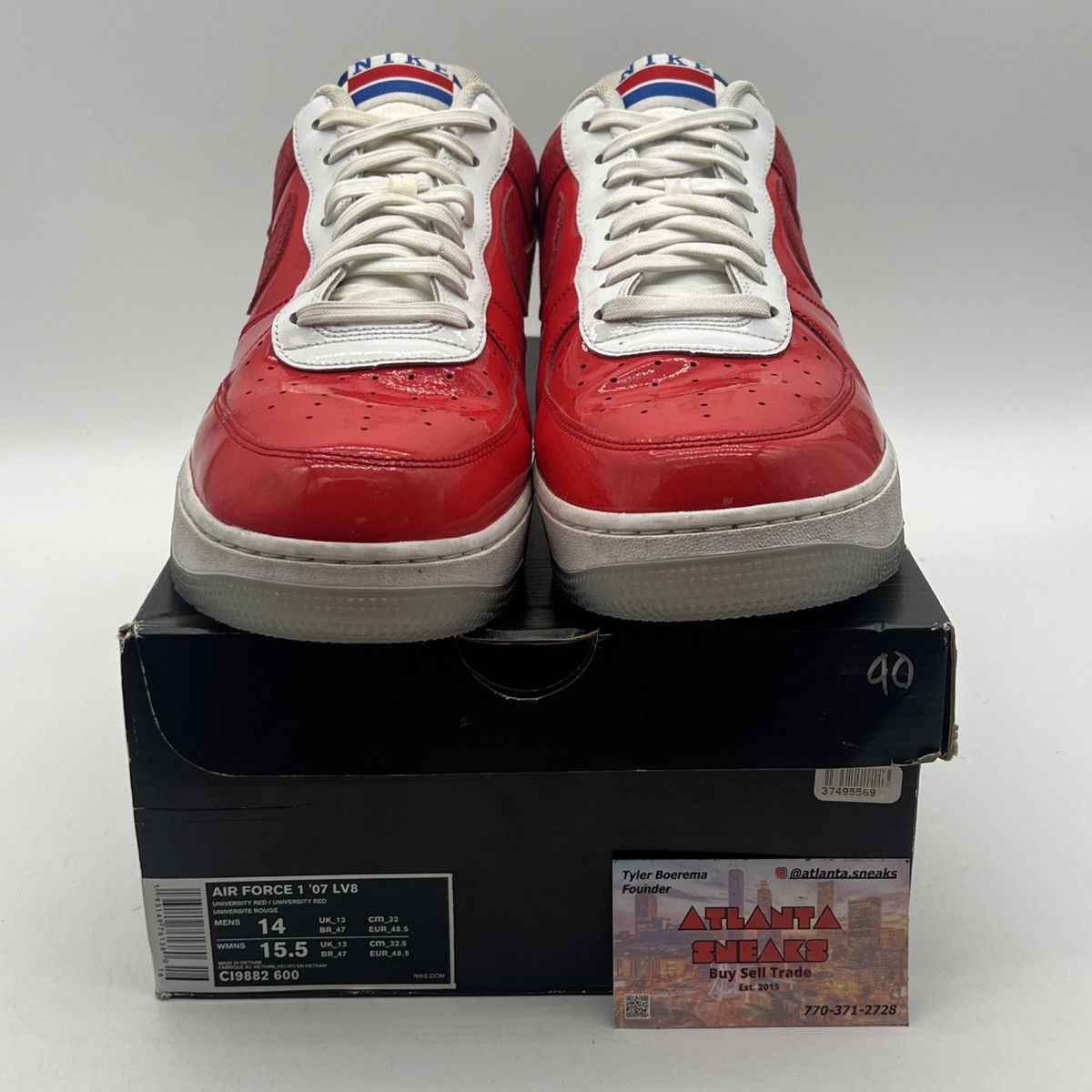 Nike Air Force 1 low 1989 nba finals Size US 14 / EU 47 - 2 Thumbnail