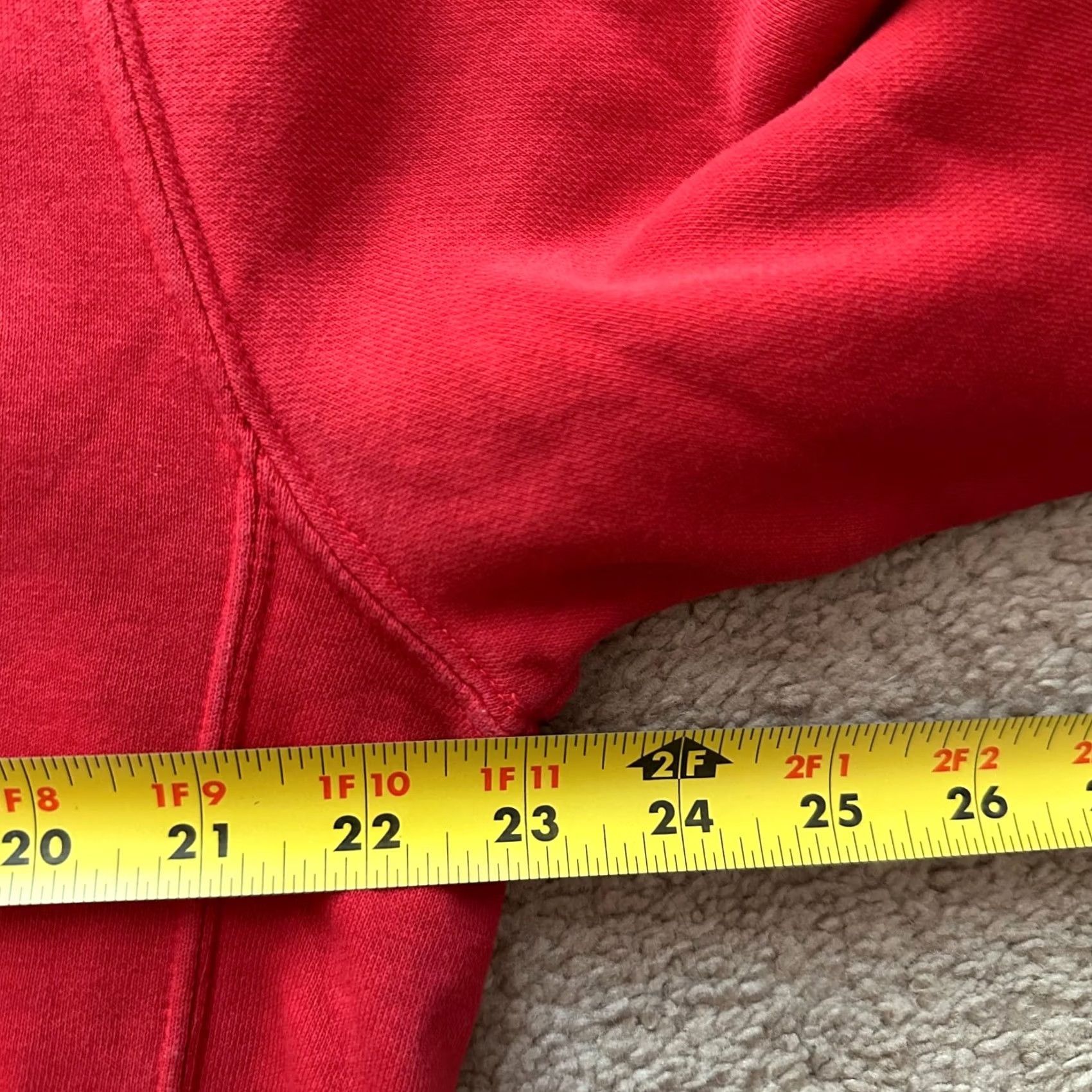 Nike Nike Hoodie Sweatshirt Pullover Red Pockets Mens Medium Just Do It Size US M / EU 48-50 / 2 - 7 Thumbnail