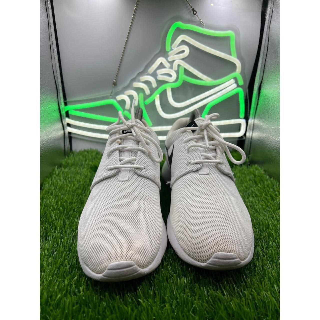Nike Nike Roshe One Womens Size 8 White Black Mesh Low Top Size US 8 / IT 38 - 2 Thumbnail