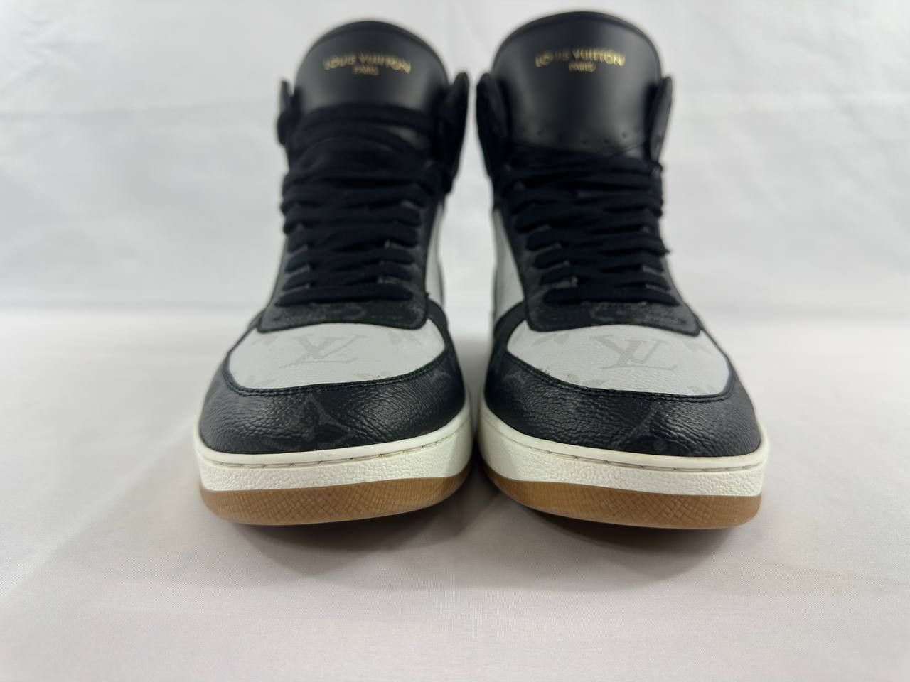 Louis Vuitton Louis Vuitton Rivoli High Top Tri Color Sneakers Size US 8 / EU 41 - 5 Thumbnail