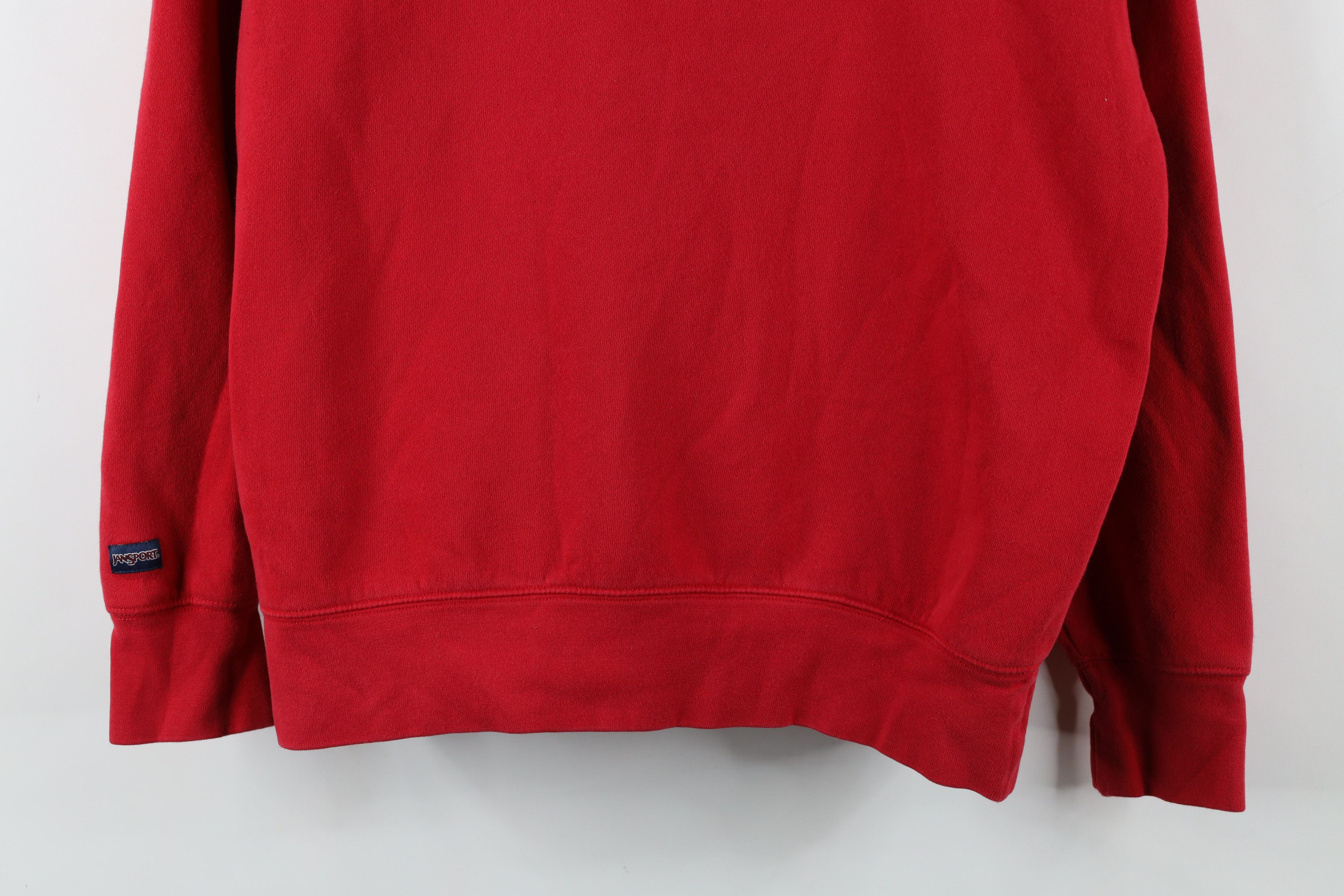 Vintage Vintage 90s University Ohio Half Zip Pullover Sweatshirt Red Size US L / EU 52-54 / 3 - 3 Thumbnail