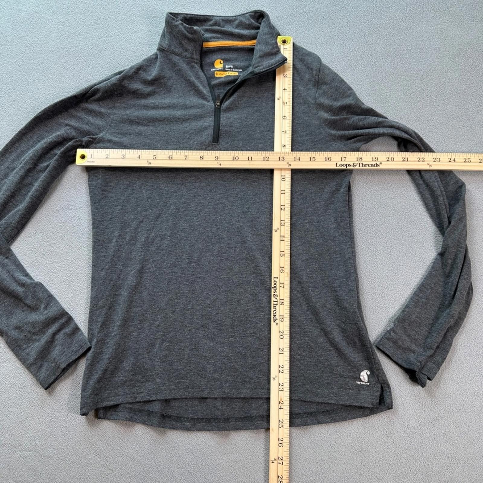 Carhartt Carhartt Force 1/4 Quarter Zip Pullover Shirt Top Womens S Size S / US 4 / IT 40 - 3 Thumbnail