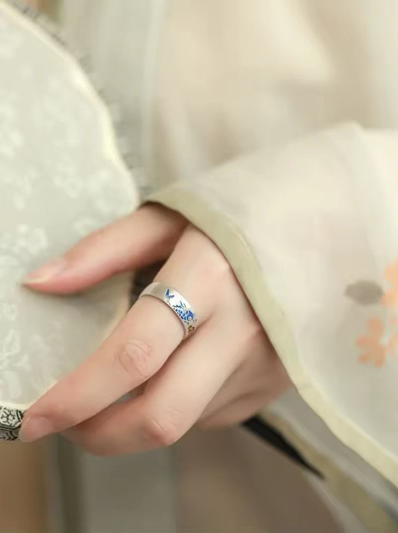 Jewelry × Vintage Vintage clouds koi resizeable rings Size ONE SIZE - 5 Thumbnail